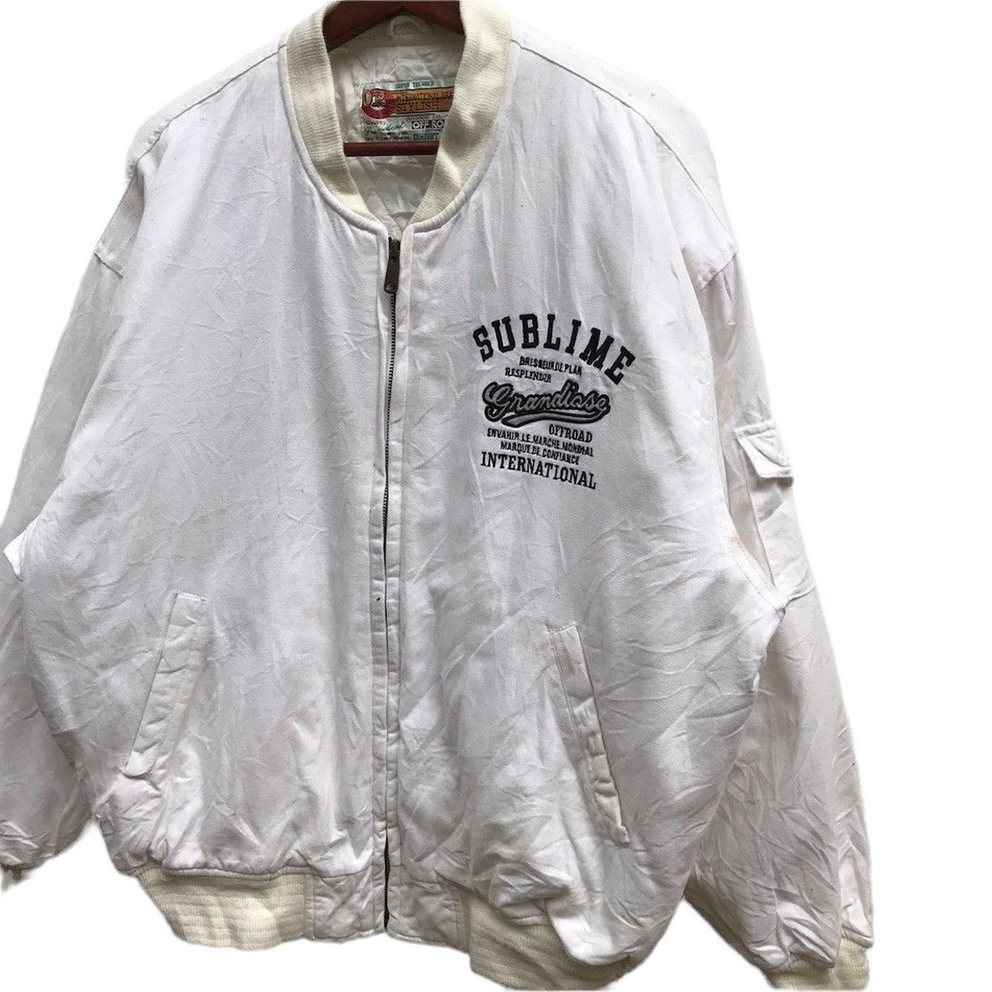 Japanese Brand Vintage Comfort Design Varsity Bomber Jacket Size US L / EU 52-54 / 3 - 4 Thumbnail