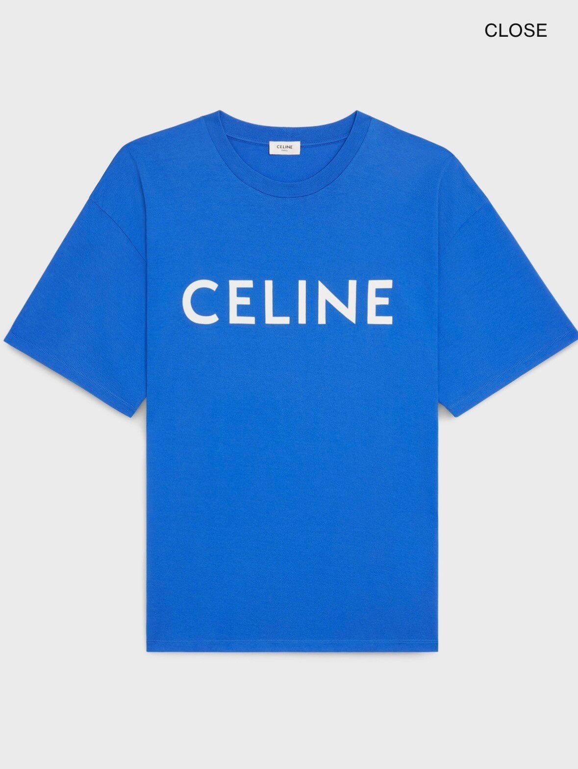 Celine Celine by Hedi Slimane Blue logo t shirt tee size M Size US M / EU 48-50 / 2 - 1 Preview