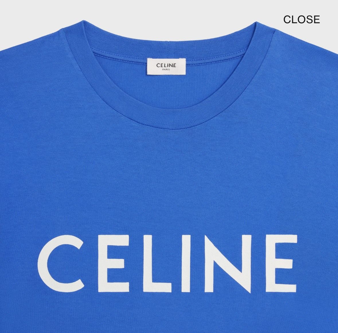 Celine Celine by Hedi Slimane Blue logo t shirt tee size M Size US M / EU 48-50 / 2 - 3 Thumbnail