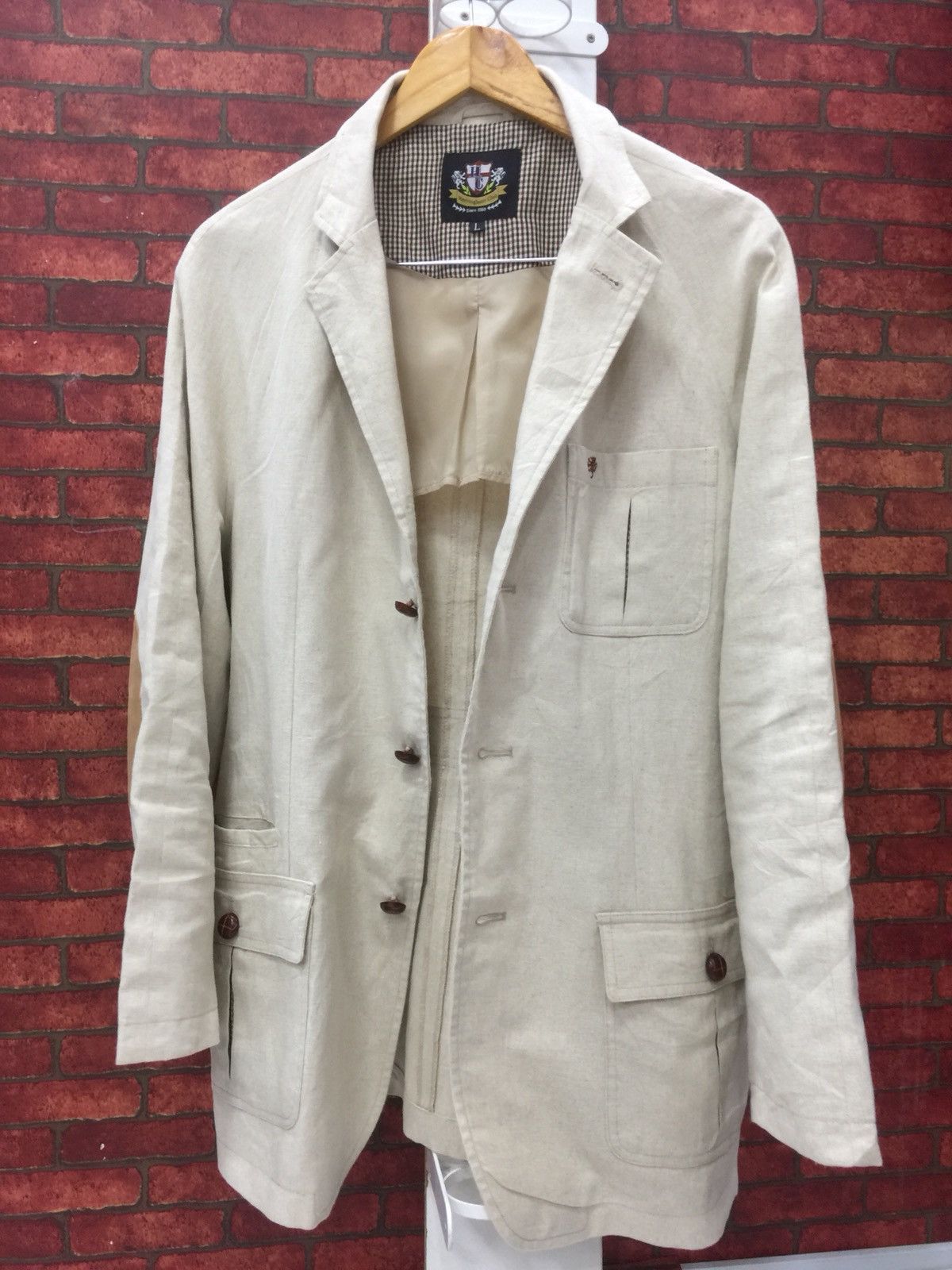 Japanese Brand × Vintage Herringbone tweet plaid jacket by Heringbone Size US L / EU 52-54 / 3 - 8 Thumbnail