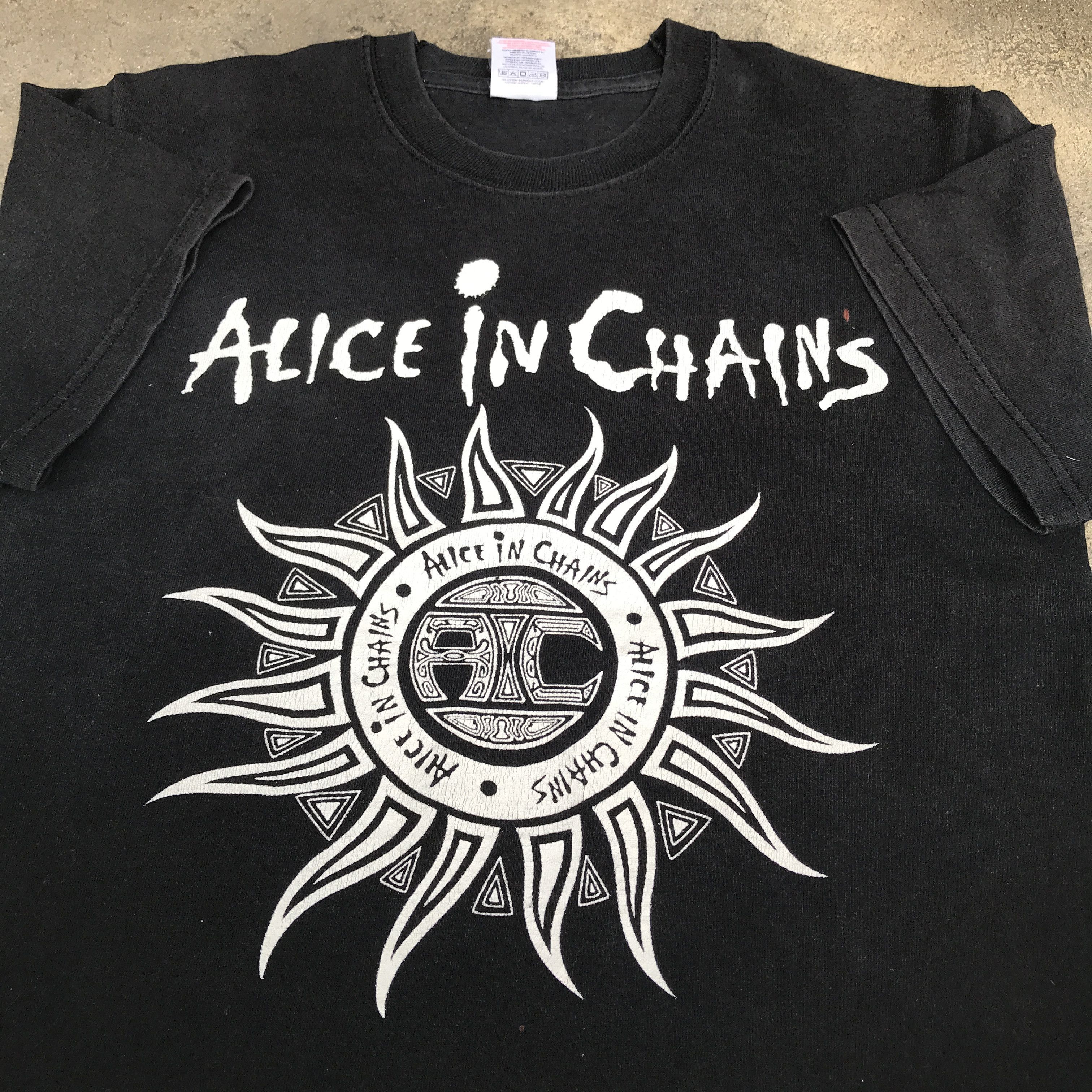 Band Tees × Vintage Vintage Y2K Alice In Chains European Tour Promo Tee Size US S / EU 44-46 / 1 - 2 Thumbnail
