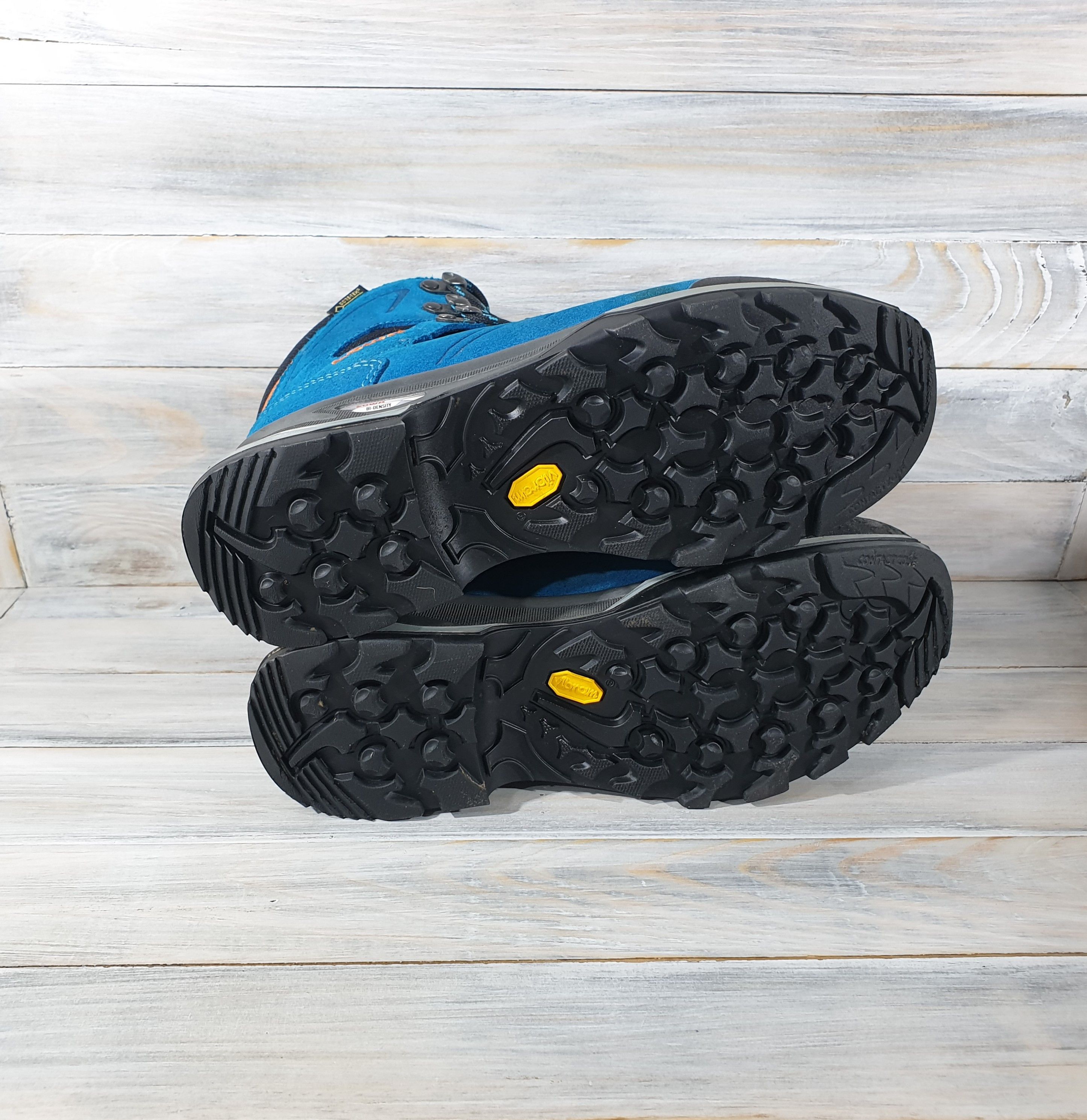 Goretex Lowa Badia GTX Ws Gore-Tex Trekking Boots Turquoise/Mandarin Size US 5.5 / IT 35.5 - 21 Thumbnail