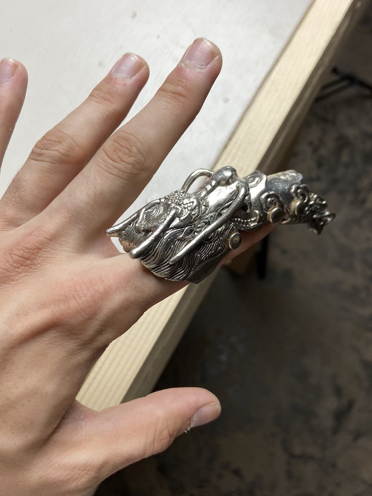 Japanese Brand DRAGON FINGER RING JAPANESE ARCHIVE 1990s Size ONE SIZE - 5 Thumbnail