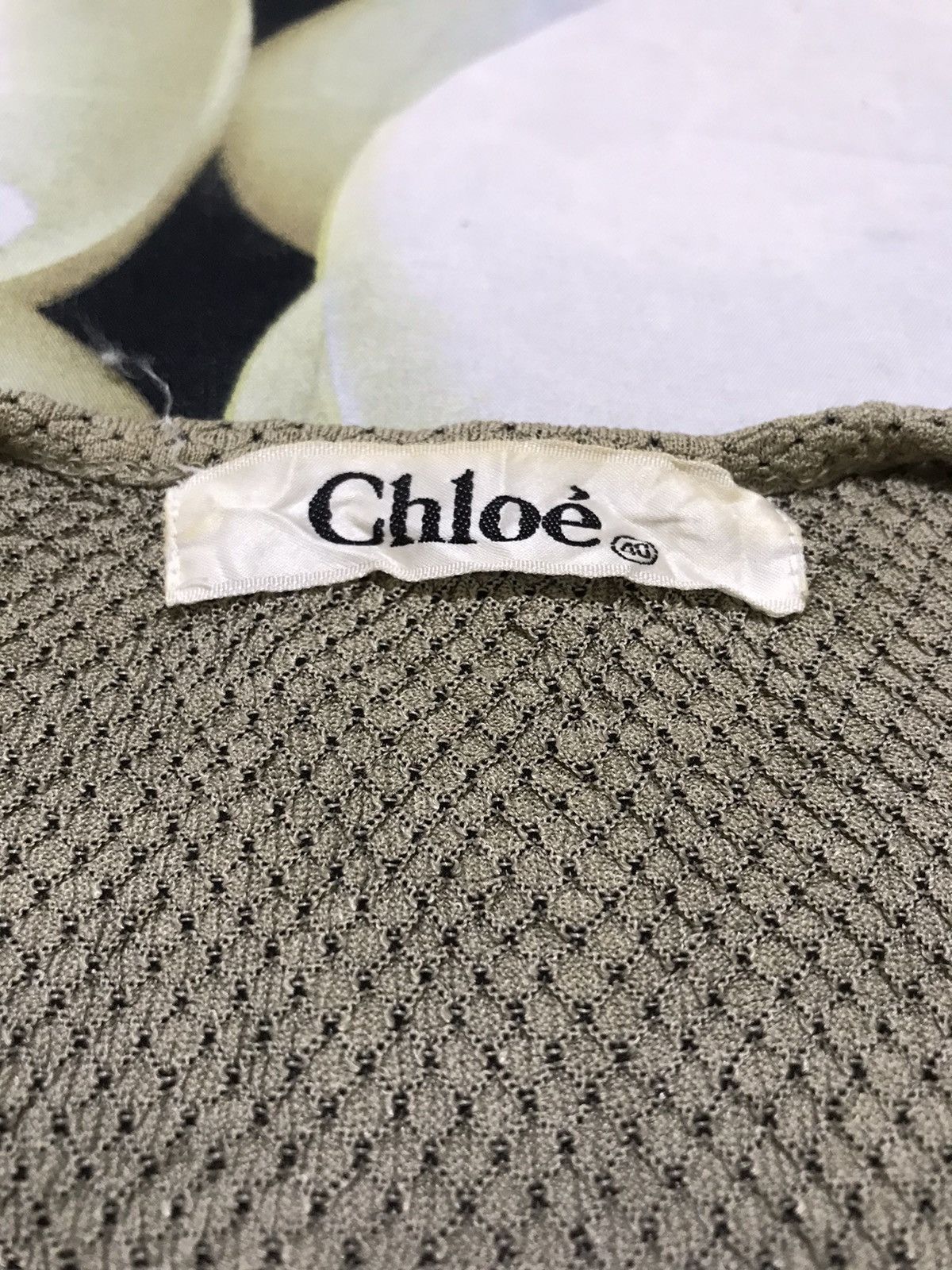 Chloe × Vintage Vintage Chloe Rayon Shirt Size S / US 4 / IT 40 - 3 Thumbnail