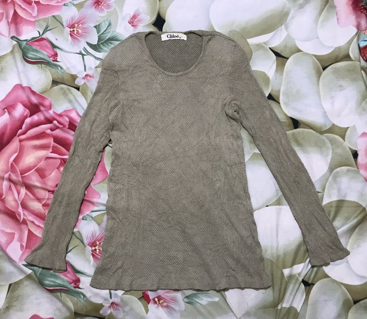 Chloe × Vintage Vintage Chloe Rayon Shirt Size S / US 4 / IT 40 - 1 Thumbnail