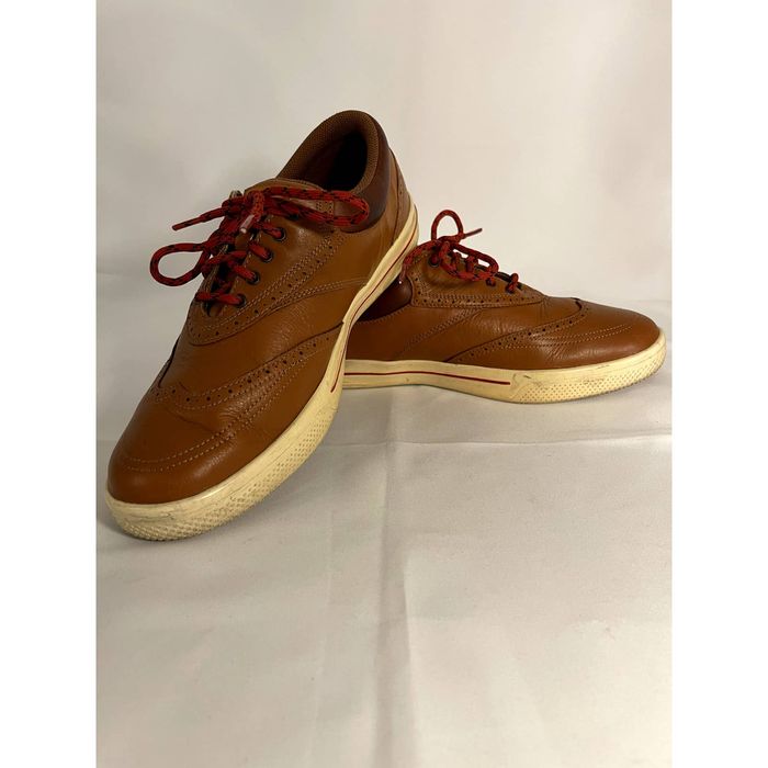 Nike Mens Nike Lunarlon Golf Shoes Sz 9 Leather Cognac 533092202 Grailed