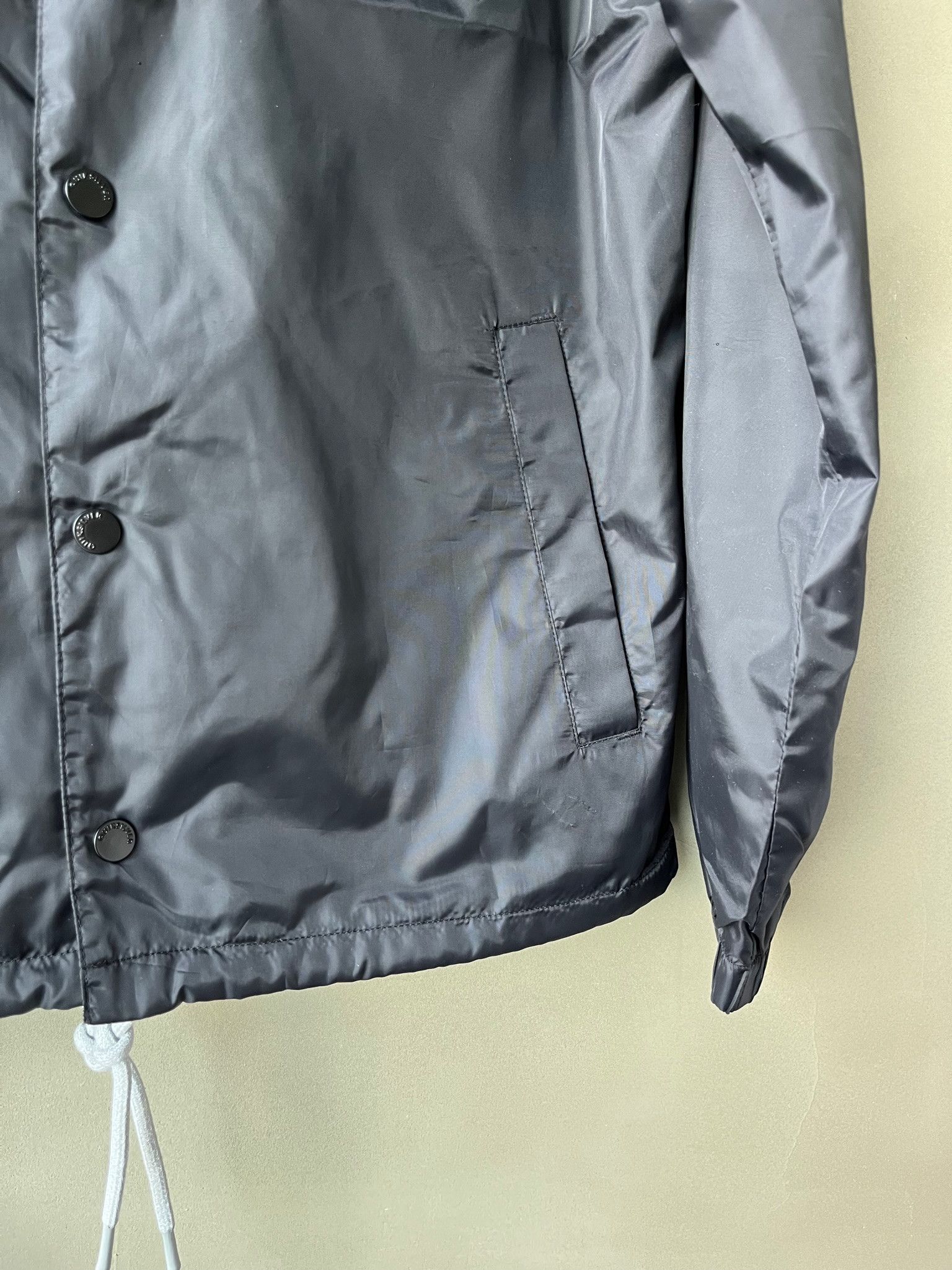 Quiksilver Quiksilver Black Windproof Beach Surfing Skate Coach Jacket Size US S / EU 44-46 / 1 - 11 Thumbnail