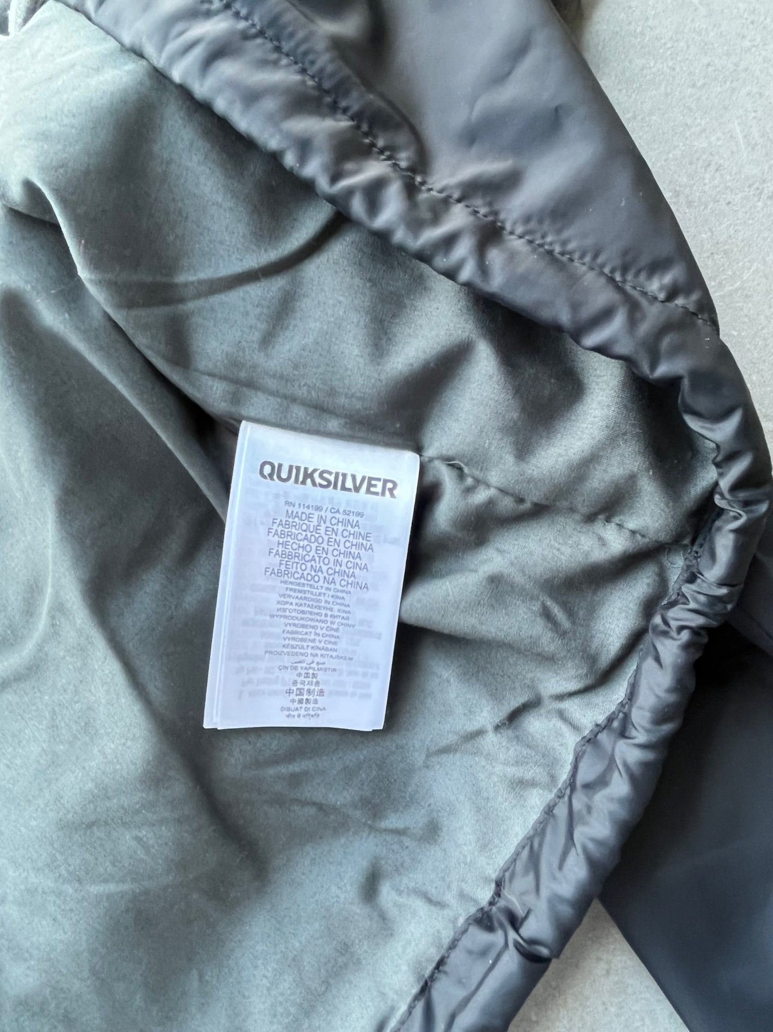 Quiksilver Quiksilver Black Windproof Beach Surfing Skate Coach Jacket Size US S / EU 44-46 / 1 - 19 Thumbnail