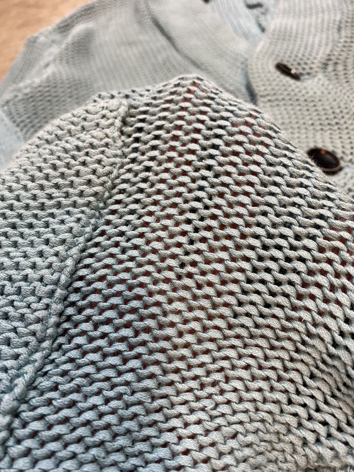 Bajra × If Six Was Nine × KMRii BAJRA Japan open 3D cable knit mesh cardigan Size US M / EU 48-50 / 2 - 6 Thumbnail