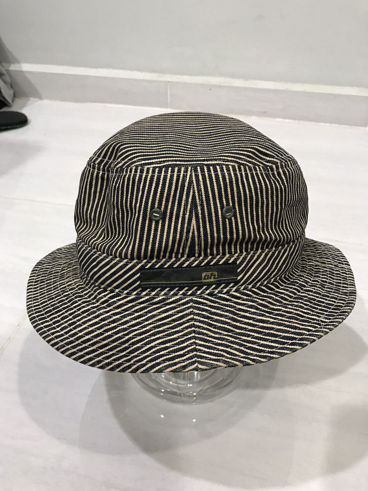 ABAHOUSE × Japanese Brand Abahouse Japan Hickory Stylish Bucket Hat Size ONE SIZE - 2 Thumbnail