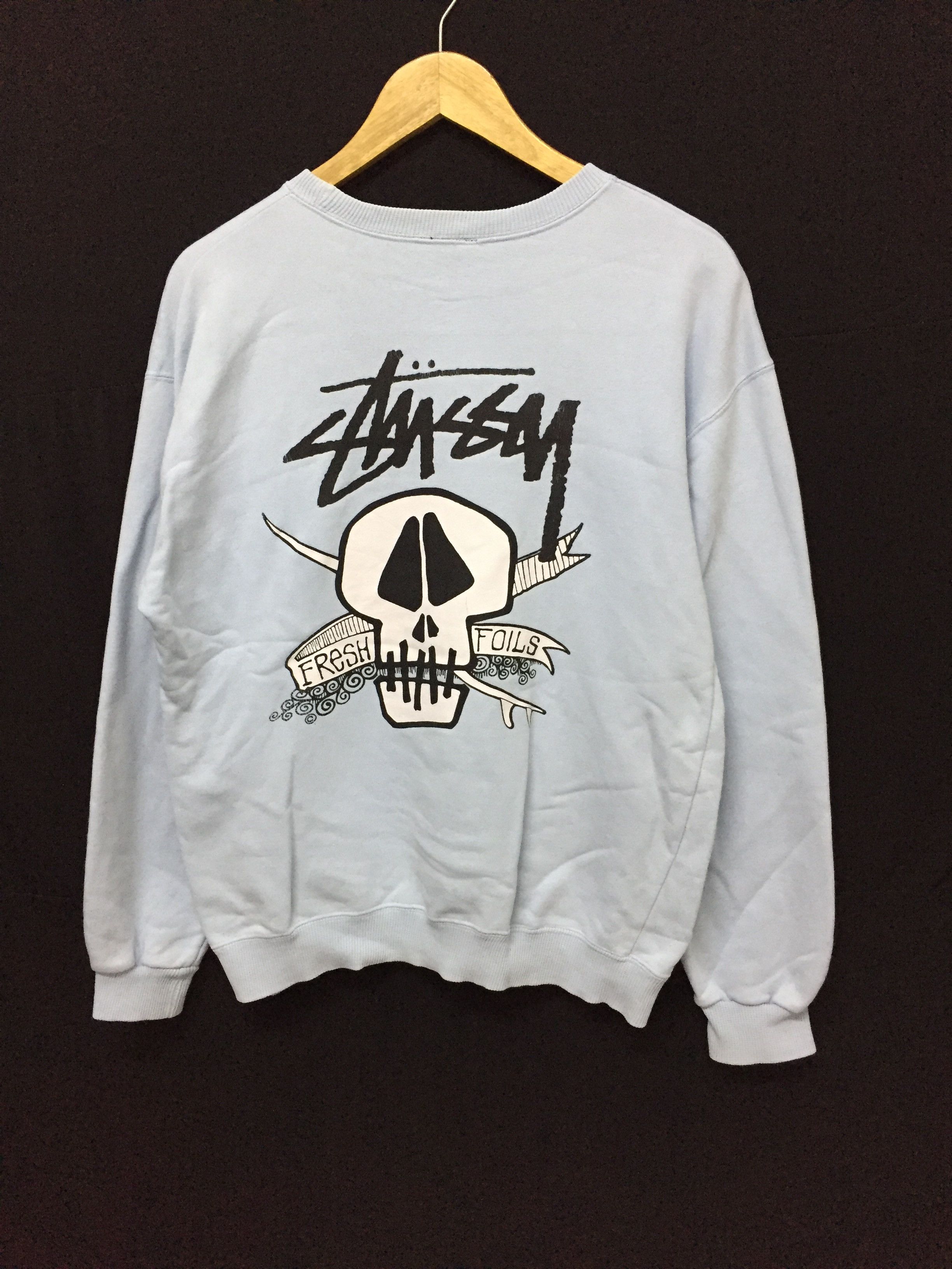 Stussy 1998 Stussy iconic suft skull sweatshirt Size US M / EU 48-50 / 2 - 3 Thumbnail