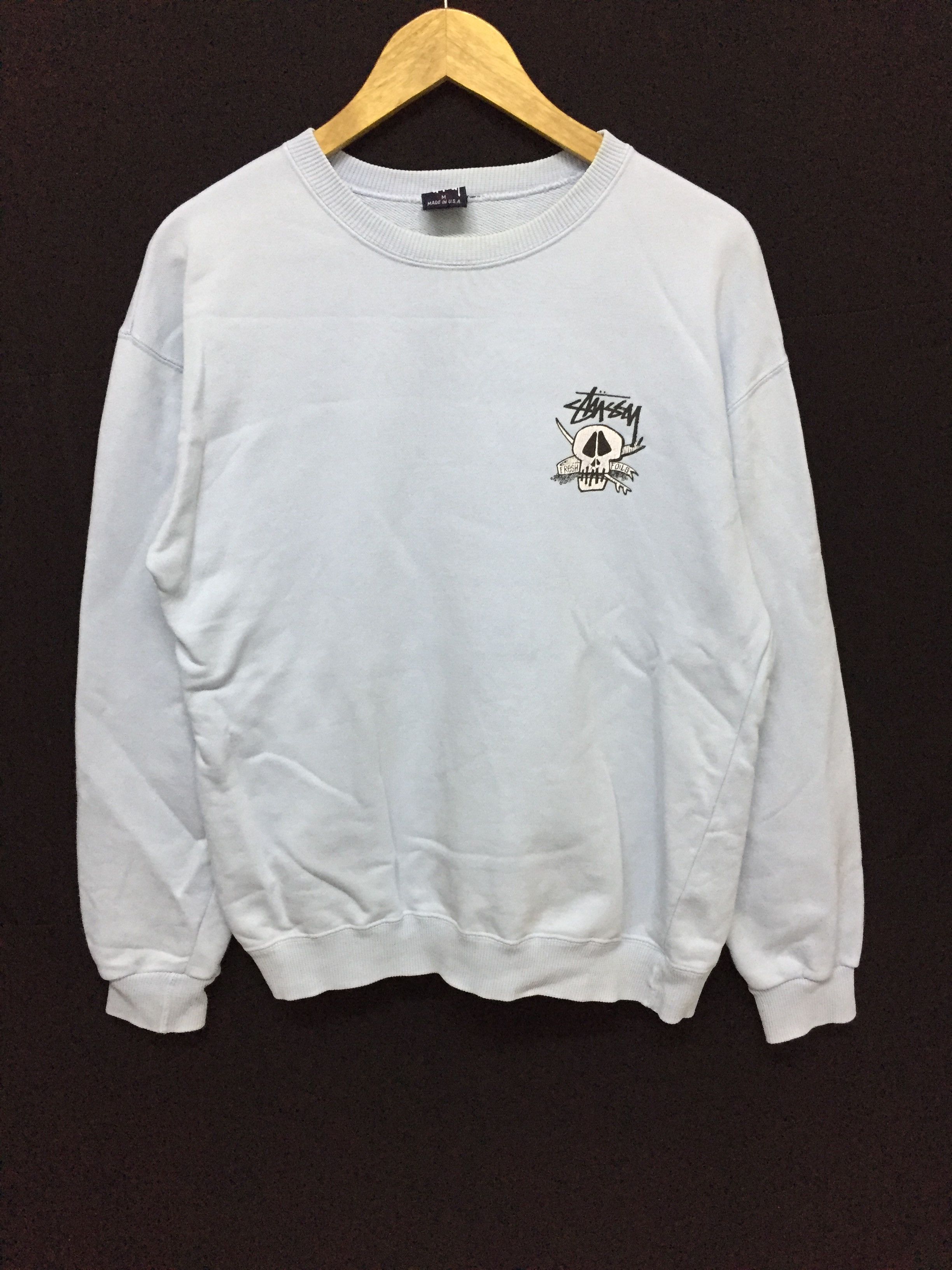 Stussy 1998 Stussy iconic suft skull sweatshirt Size US M / EU 48-50 / 2 - 7 Thumbnail