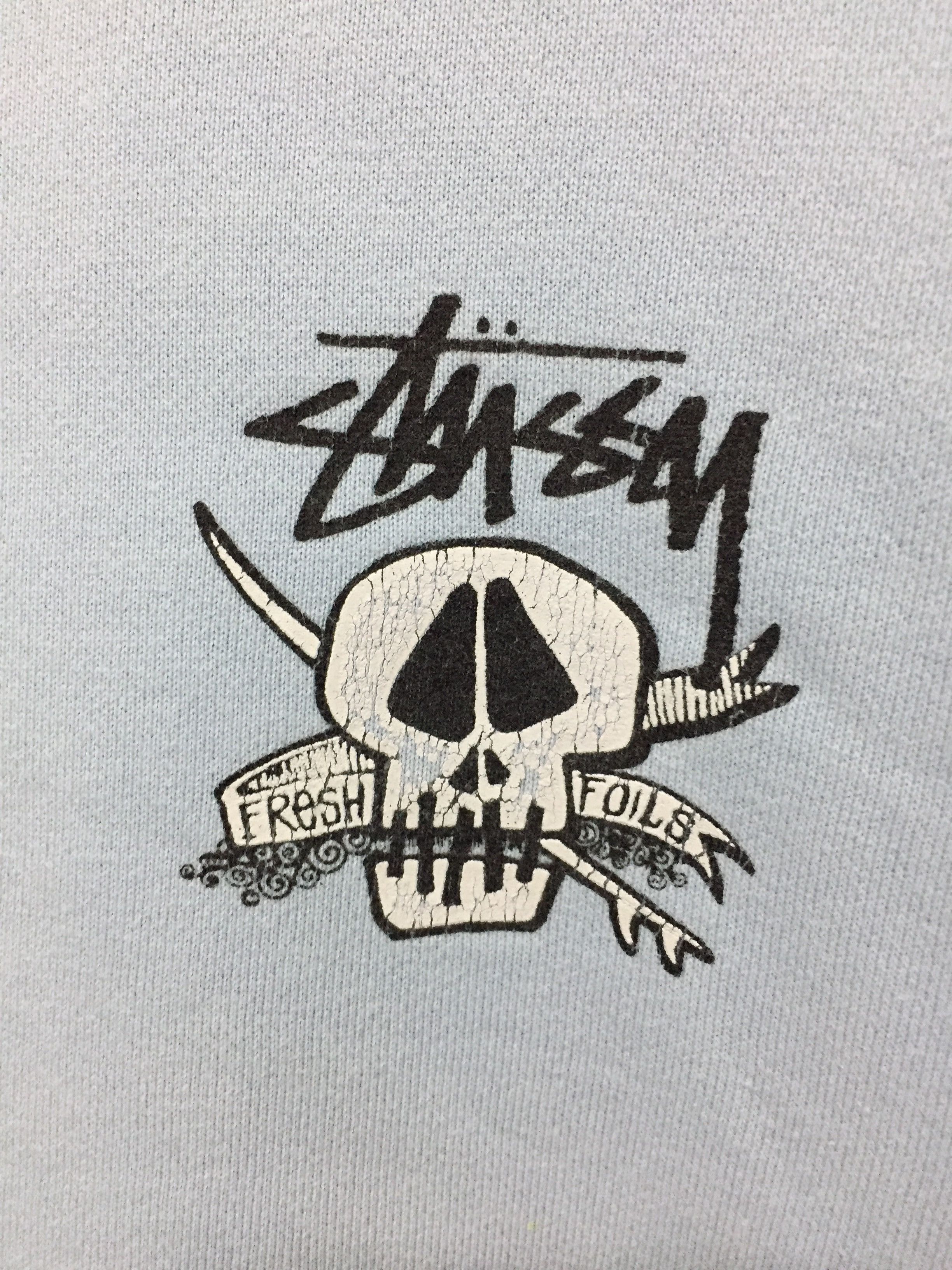 Stussy 1998 Stussy iconic suft skull sweatshirt Size US M / EU 48-50 / 2 - 9 Thumbnail