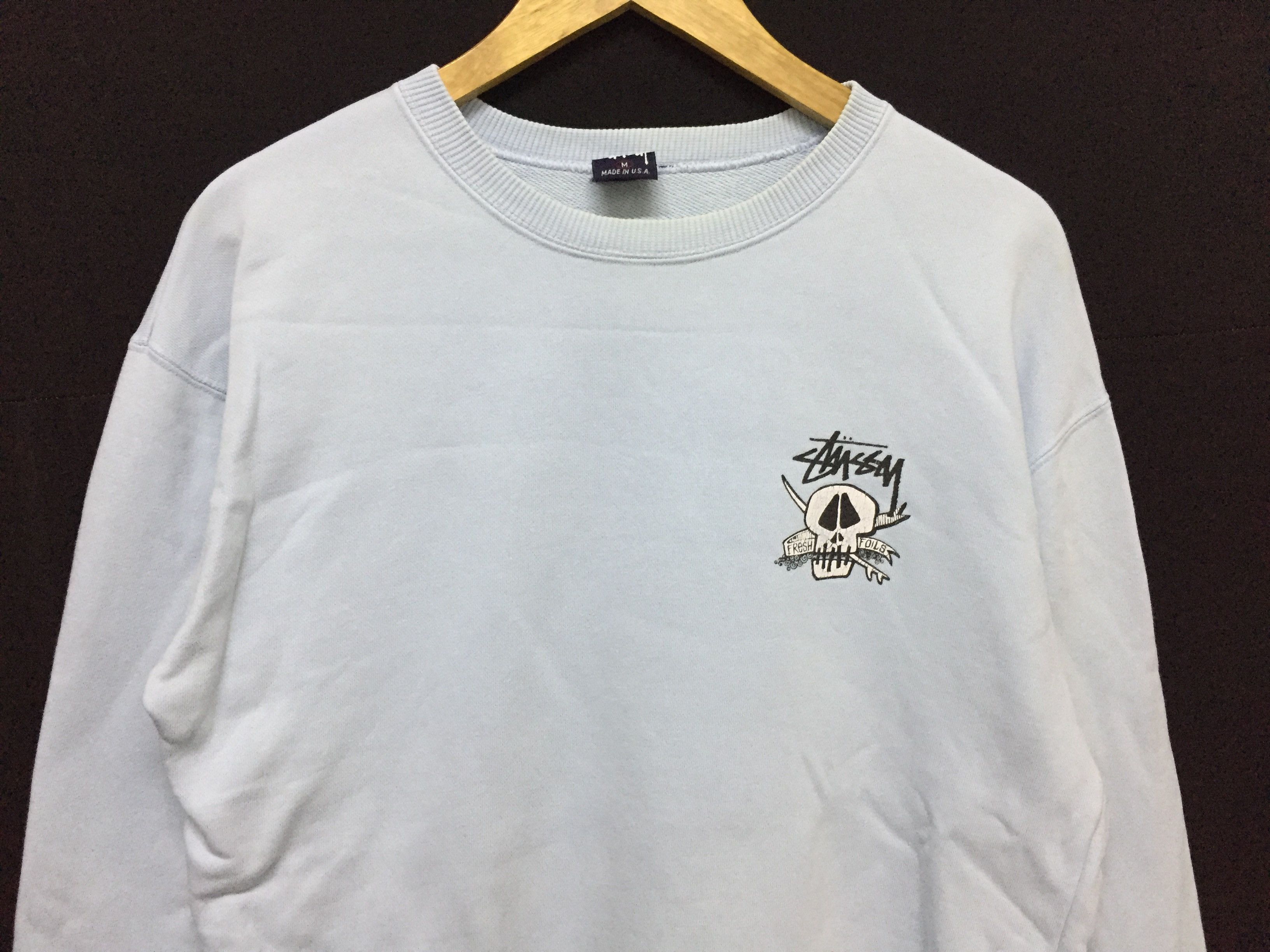 Stussy 1998 Stussy iconic suft skull sweatshirt Size US M / EU 48-50 / 2 - 8 Thumbnail