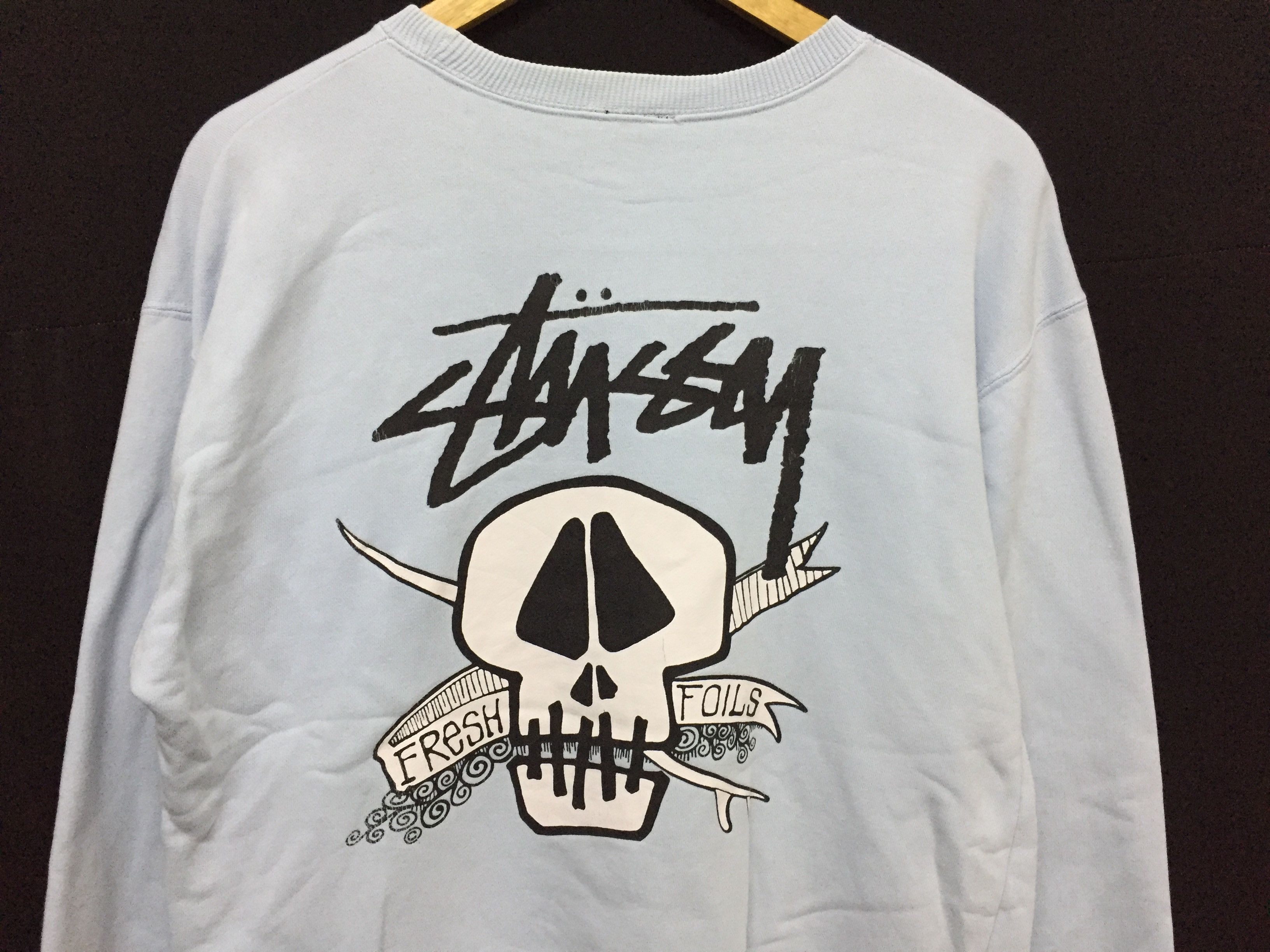 Stussy 1998 Stussy iconic suft skull sweatshirt Size US M / EU 48-50 / 2 - 4 Thumbnail