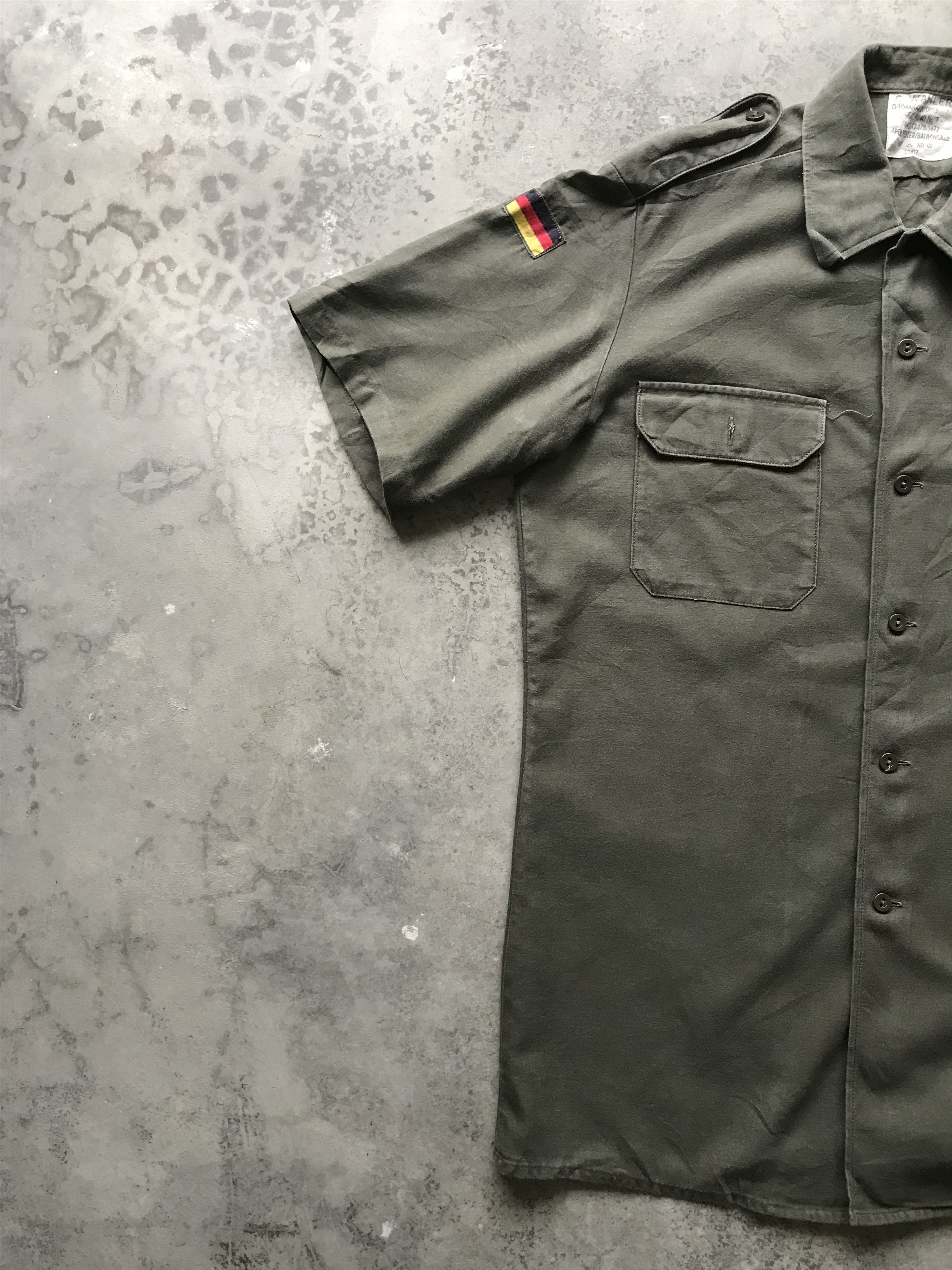 Vintage BUS4 Vintage 80s War German Military Real Issue Shirt Size US M / EU 48-50 / 2 - 8 Thumbnail