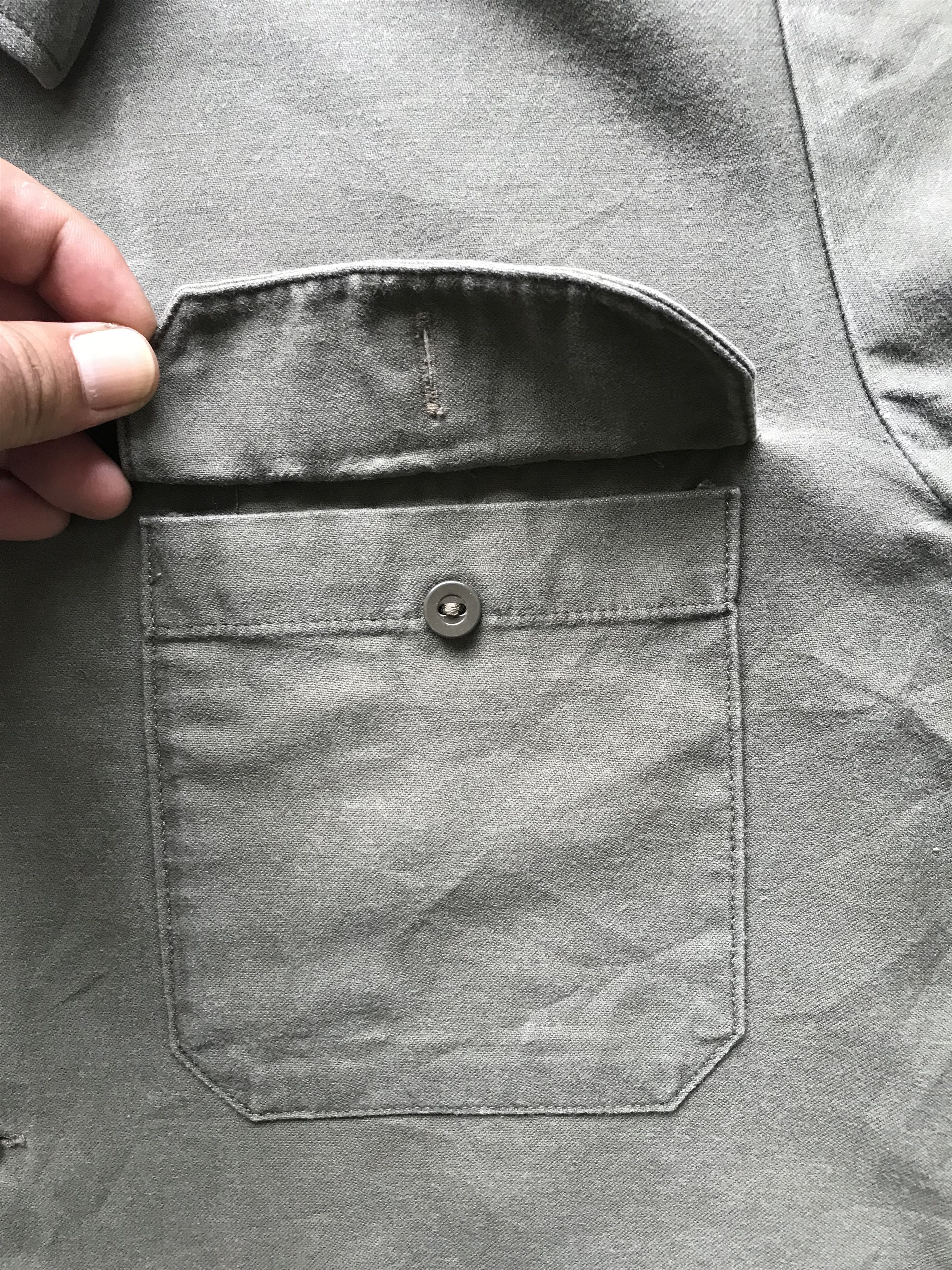 Vintage BUS4 Vintage 80s War German Military Real Issue Shirt Size US M / EU 48-50 / 2 - 5 Thumbnail