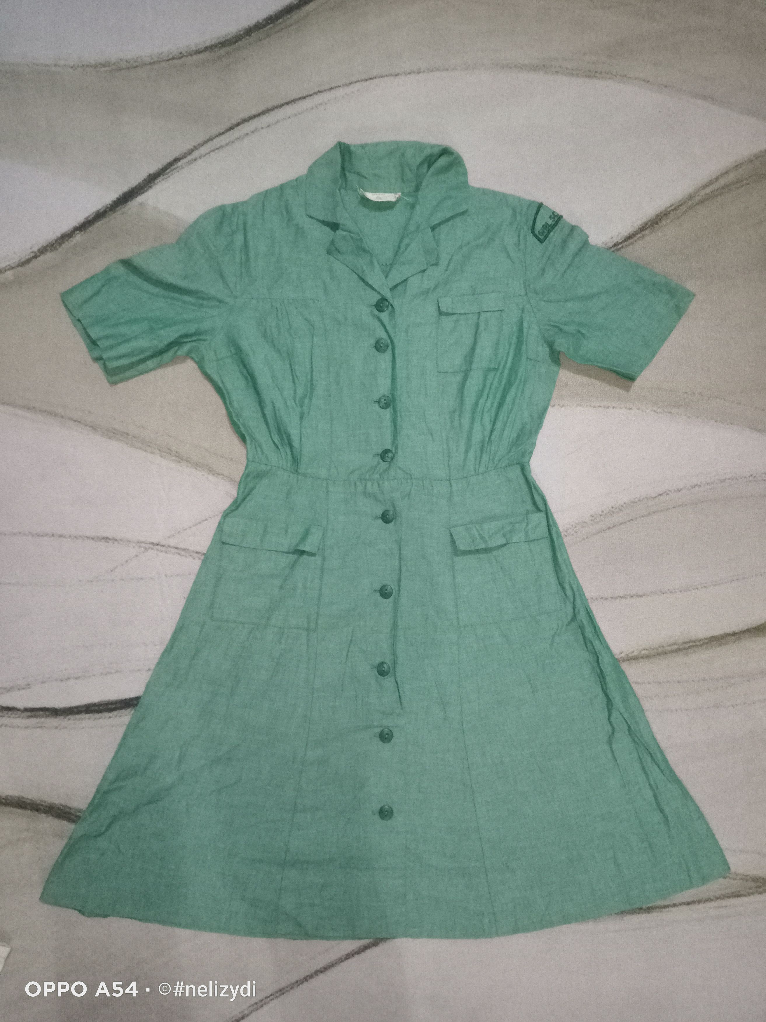 Vintage 50s Girl Scout Uniform dress