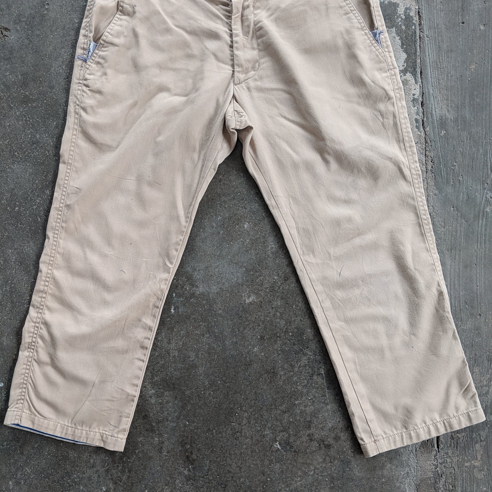 Japanese Brand Gembony Casual Trousers Cropped Pants Size US 32 / EU 48 - 3 Thumbnail