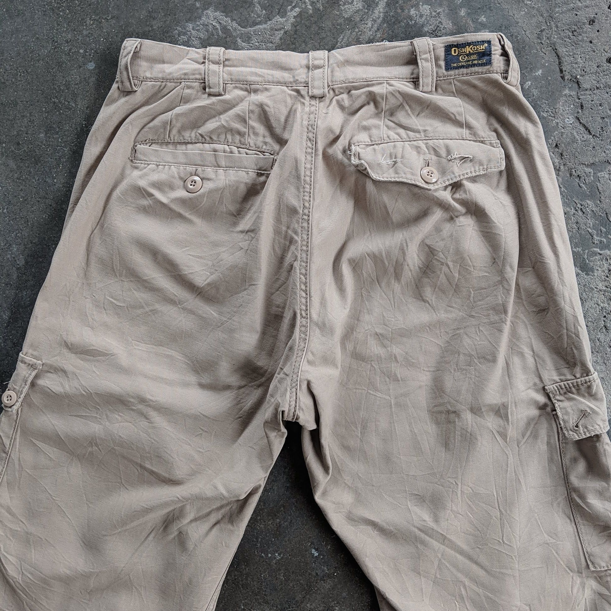 Japanese Brand × Vintage Oshkosh Classic Tactical Trousers Cargo Pants Size US 32 / EU 48 - 9 Thumbnail