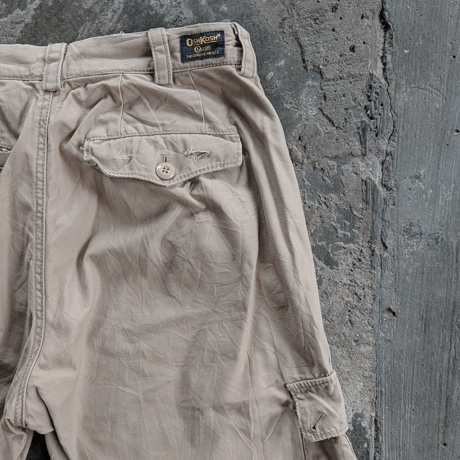 Japanese Brand × Vintage Oshkosh Classic Tactical Trousers Cargo Pants Size US 32 / EU 48 - 11 Thumbnail