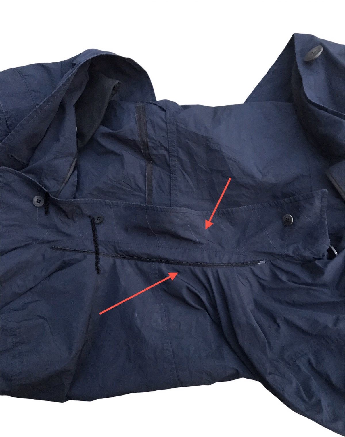 C.P. Company C.P Company Blue Black Parka Size US L / EU 52-54 / 3 - 12 Thumbnail