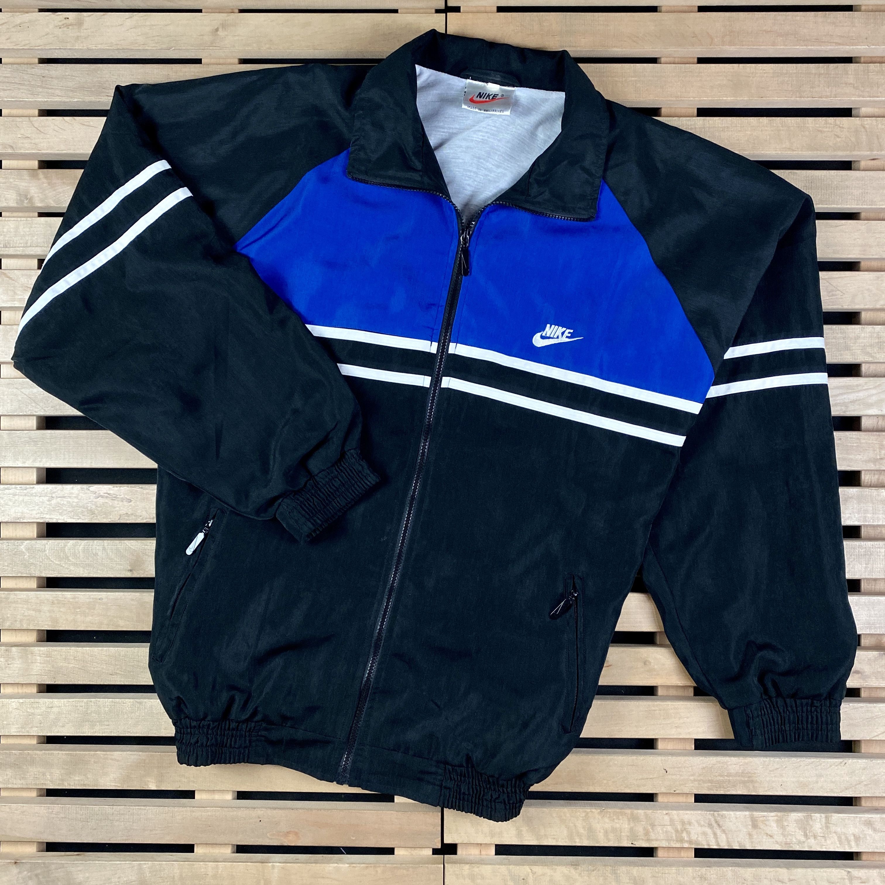 Nike × Vintage Men’s Bomber Jacket Nike Vintage Big Swoosh Back Size XL Size US XL / EU 56 / 4 - 1 Thumbnail