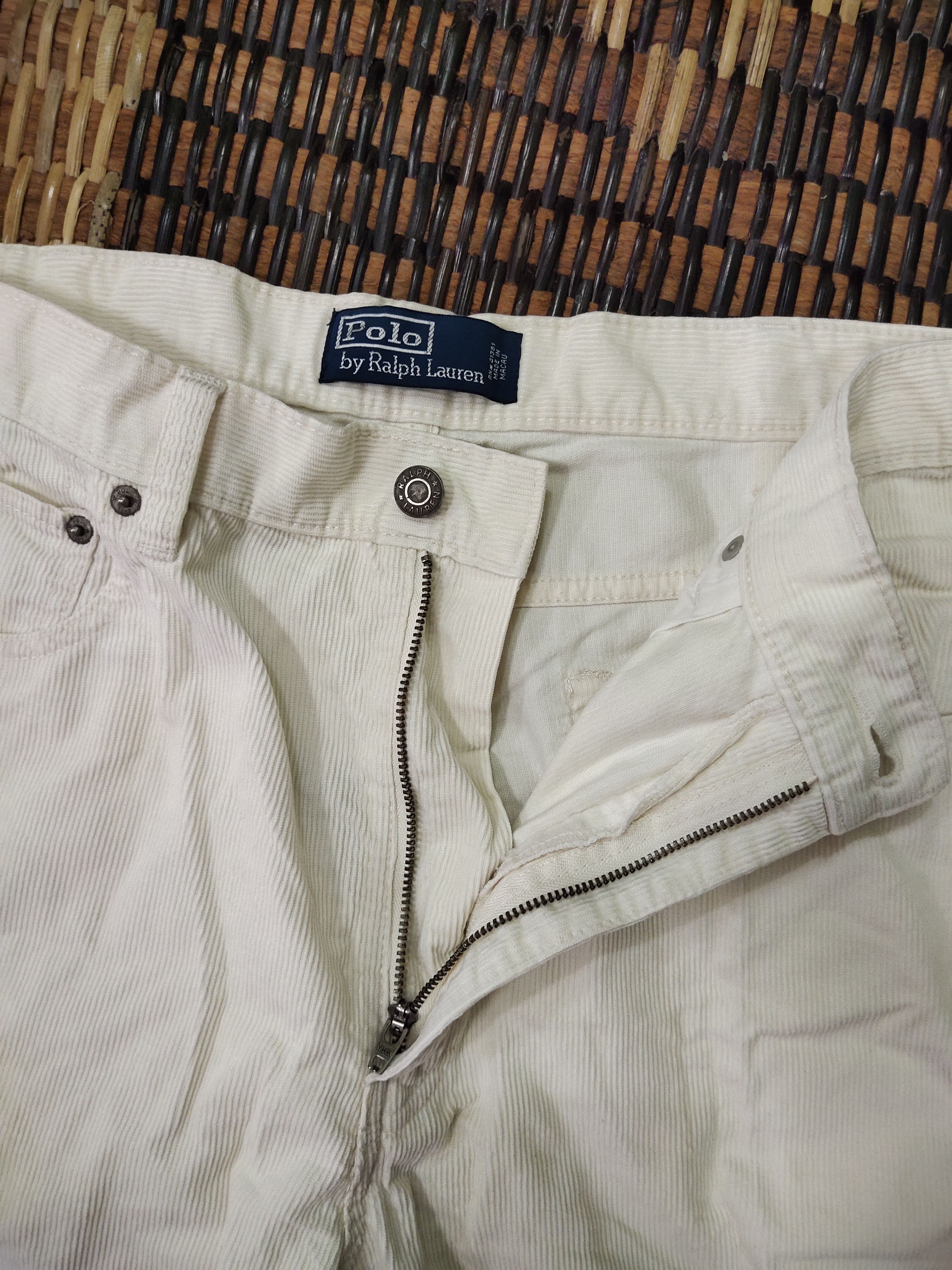 Polo Ralph Lauren × Vintage Vintage Polo Ralph Lauren White Cudroy Pant Size US 36 / EU 52 - 9 Thumbnail