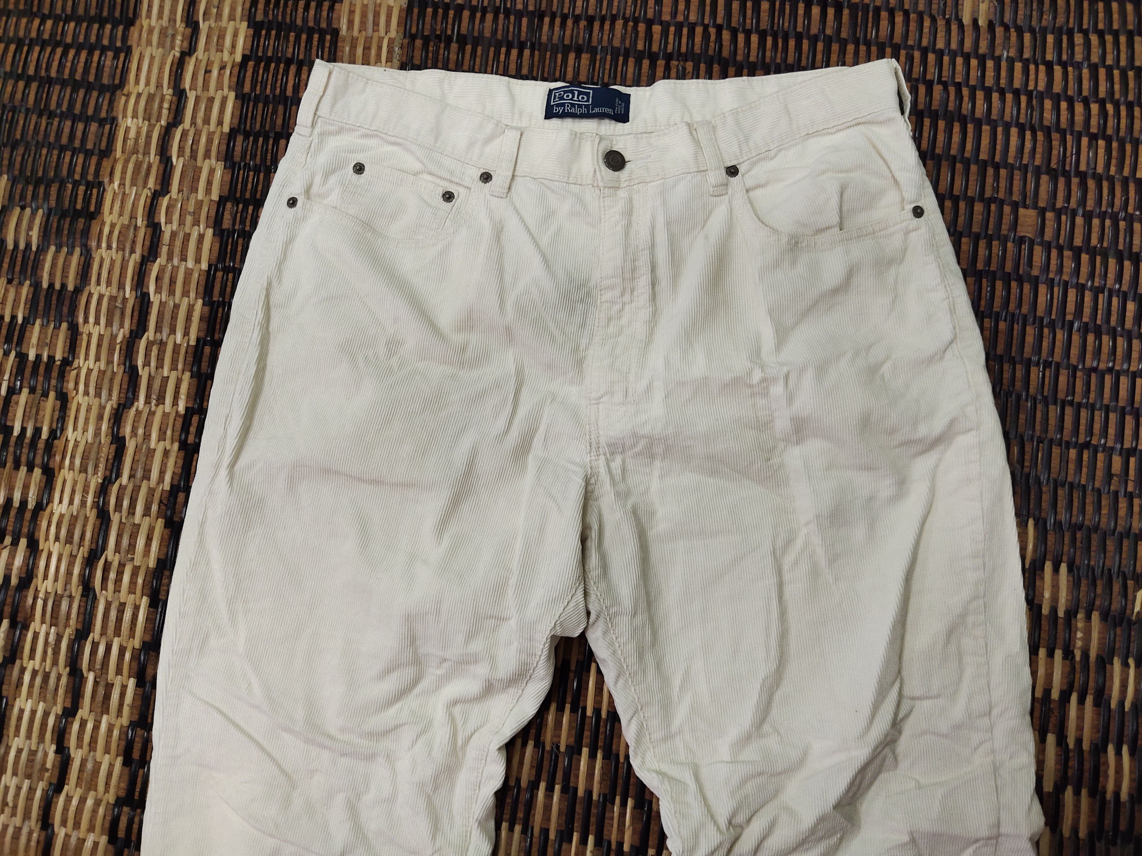 Polo Ralph Lauren × Vintage Vintage Polo Ralph Lauren White Cudroy Pant Size US 36 / EU 52 - 2 Thumbnail