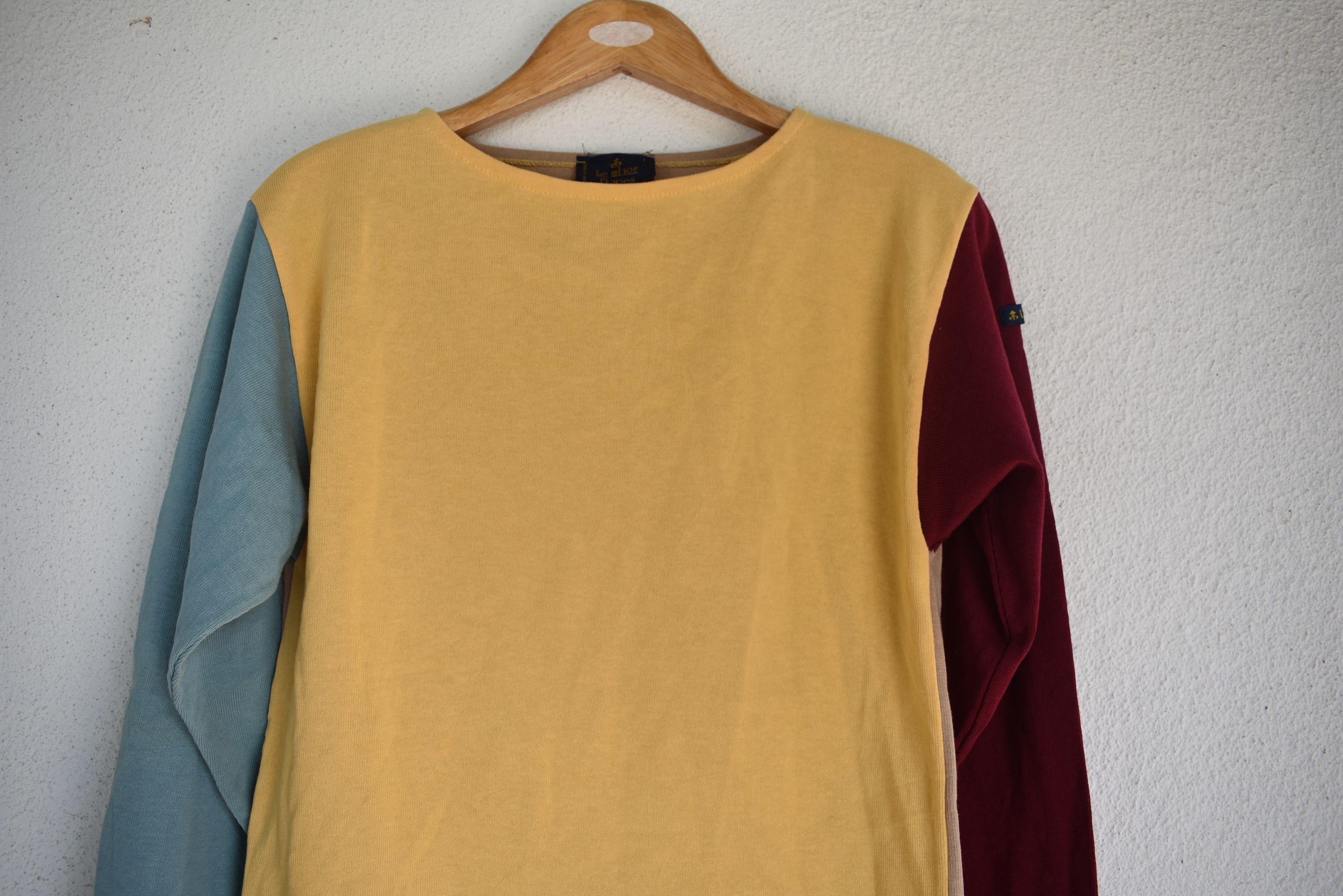 Other A039 Vintage Le Minor France Patcwork Long Sleeve Shirt Size S / US 4 / IT 40 - 2 Thumbnail