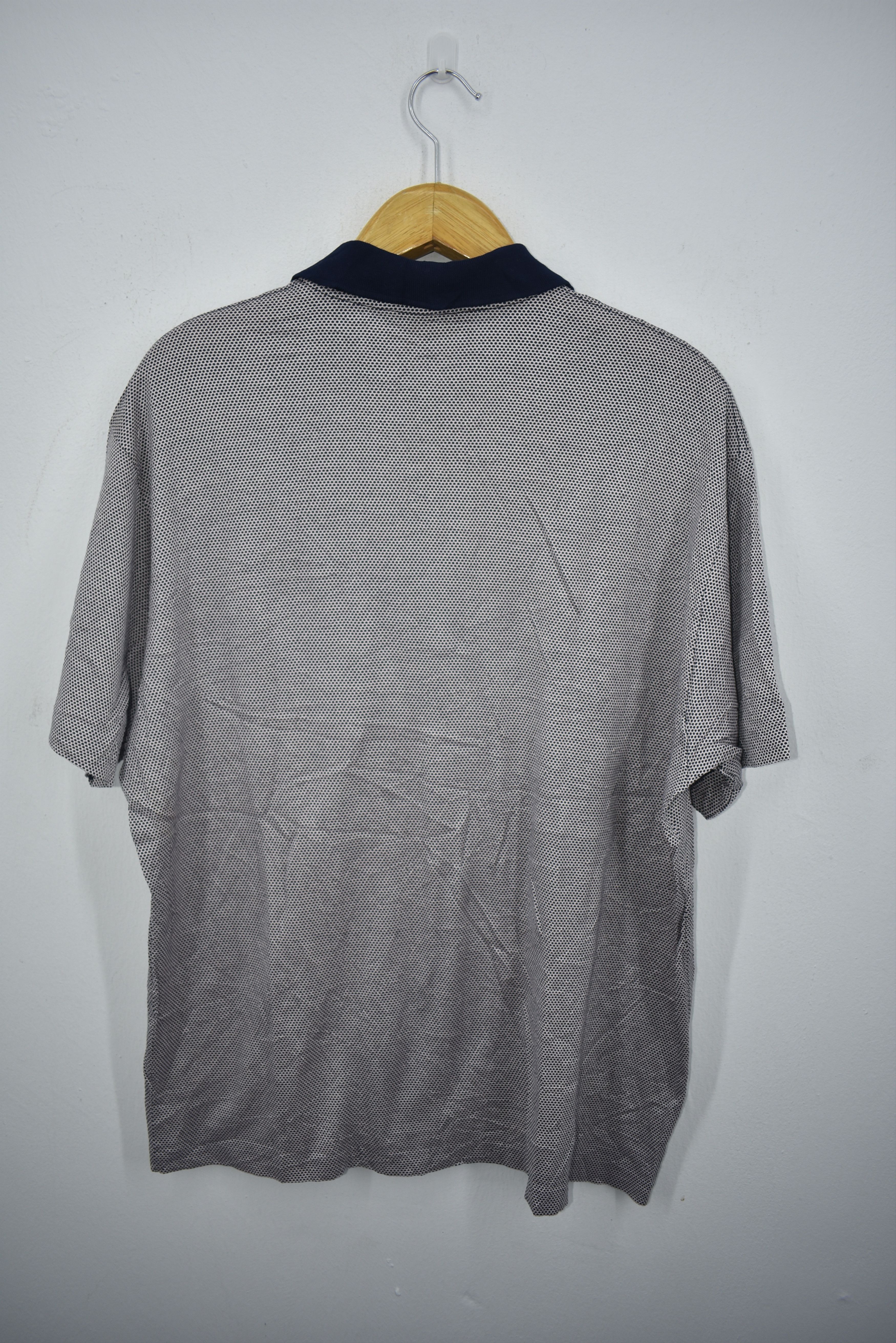 Longchamp × Vintage Vintage Longchamp Polo Shirt Stripe Dot Italy Size US L / EU 52-54 / 3 - 8 Thumbnail