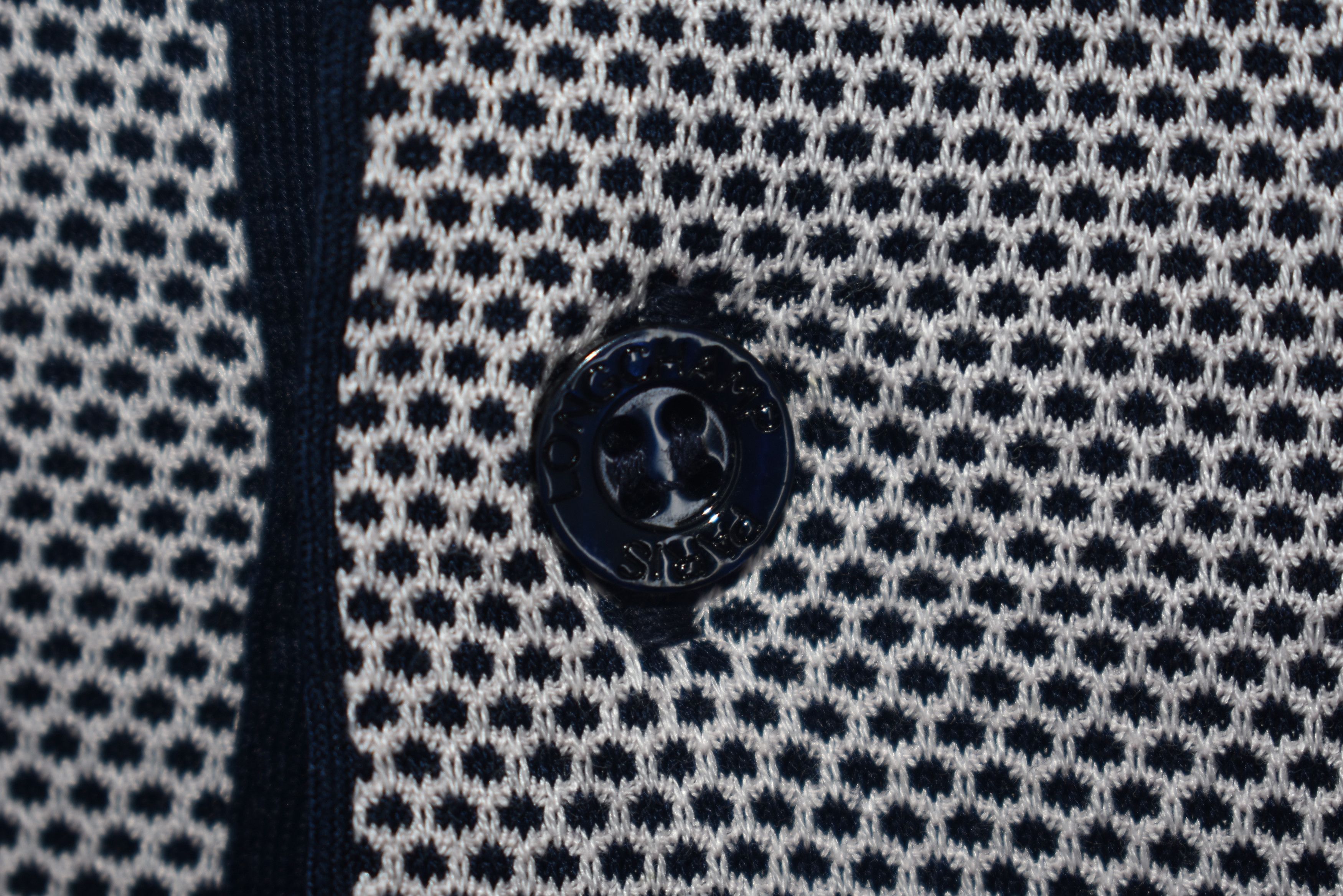 Longchamp × Vintage Vintage Longchamp Polo Shirt Stripe Dot Italy Size US L / EU 52-54 / 3 - 4 Thumbnail