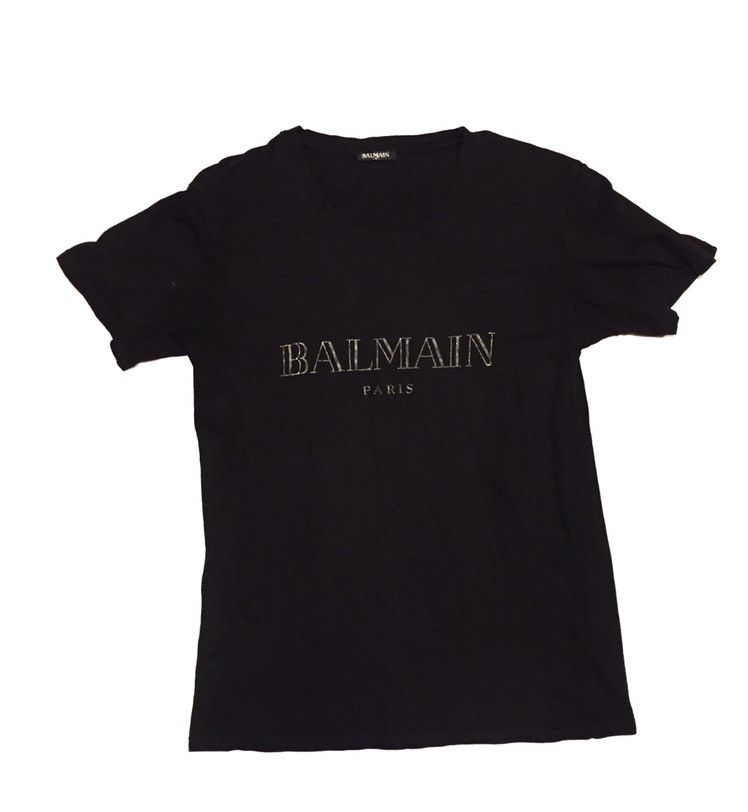 Balmain Balmain tee with pin hole design Size US M / EU 48-50 / 2 - 1 Thumbnail