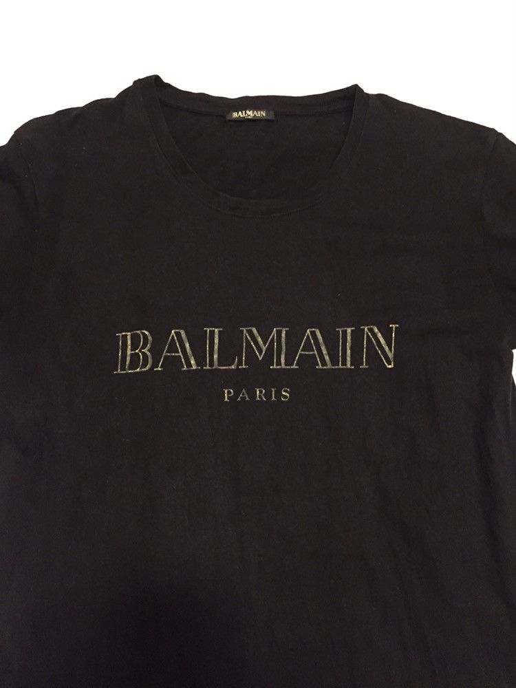 Balmain Balmain tee with pin hole design Size US M / EU 48-50 / 2 - 2 Thumbnail