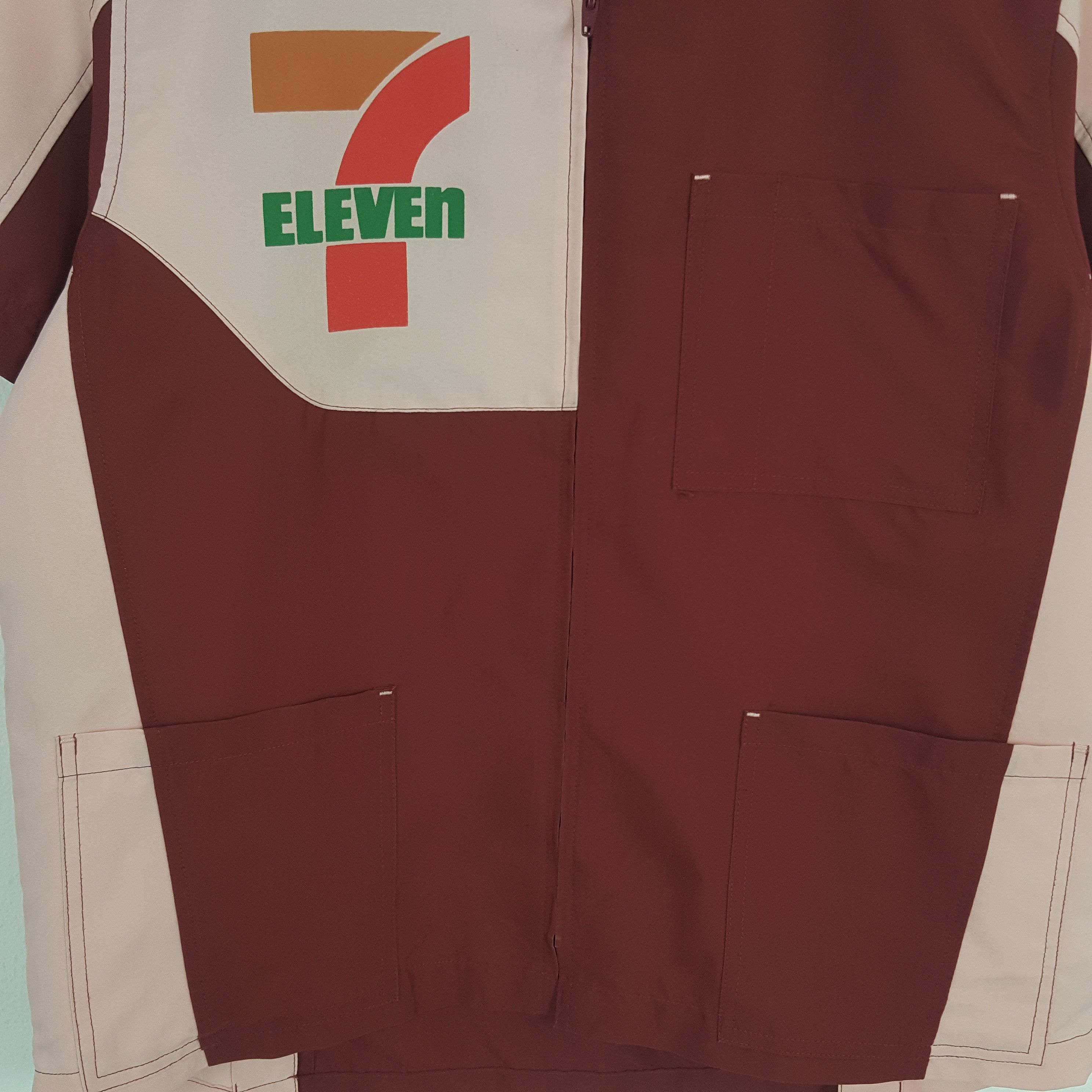 Japanese Brand Vintage 7 Eleven Worker Zipper Jacket Size US S / EU 44-46 / 1 - 2 Thumbnail