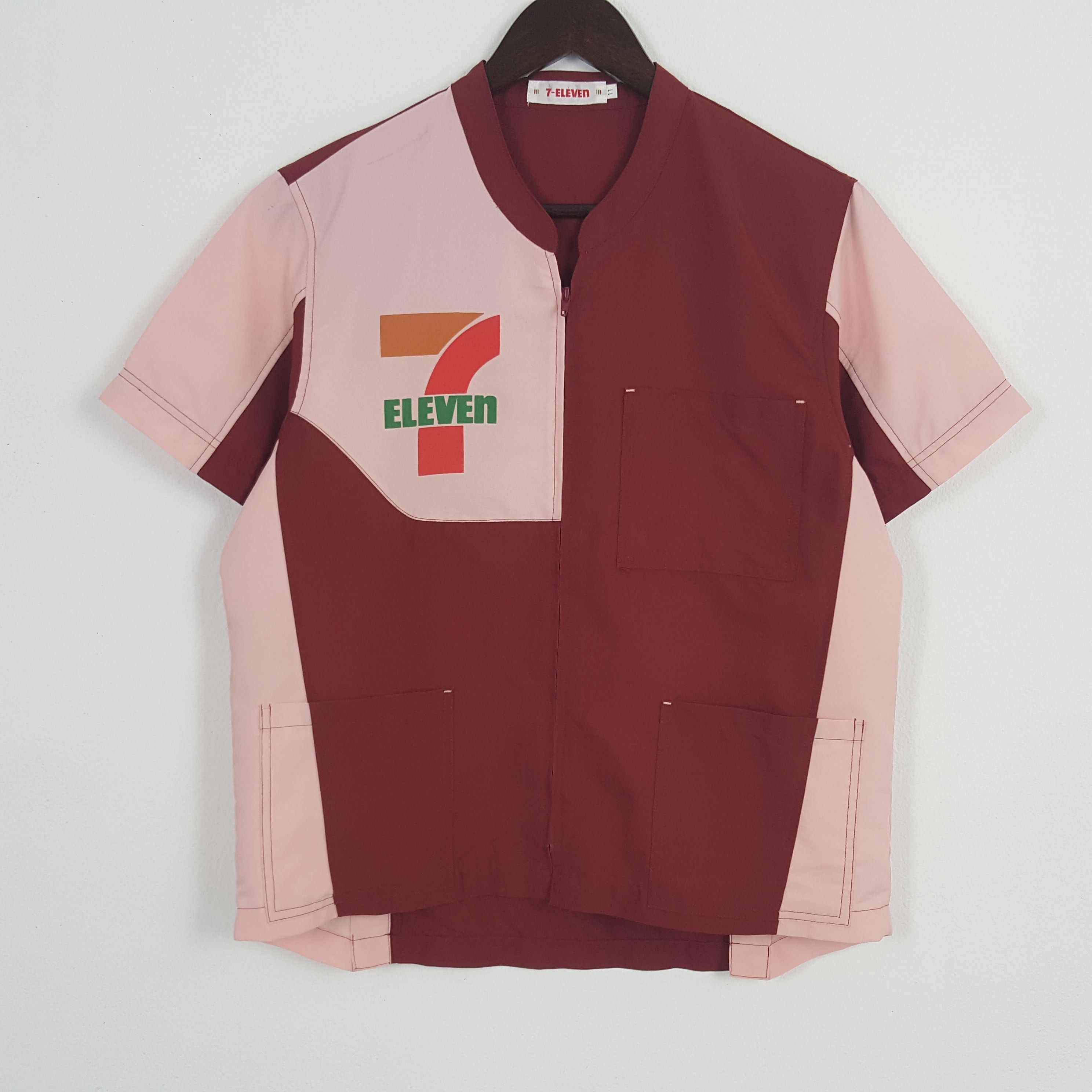 Japanese Brand Vintage 7 Eleven Worker Zipper Jacket Size US S / EU 44-46 / 1 - 1 Thumbnail
