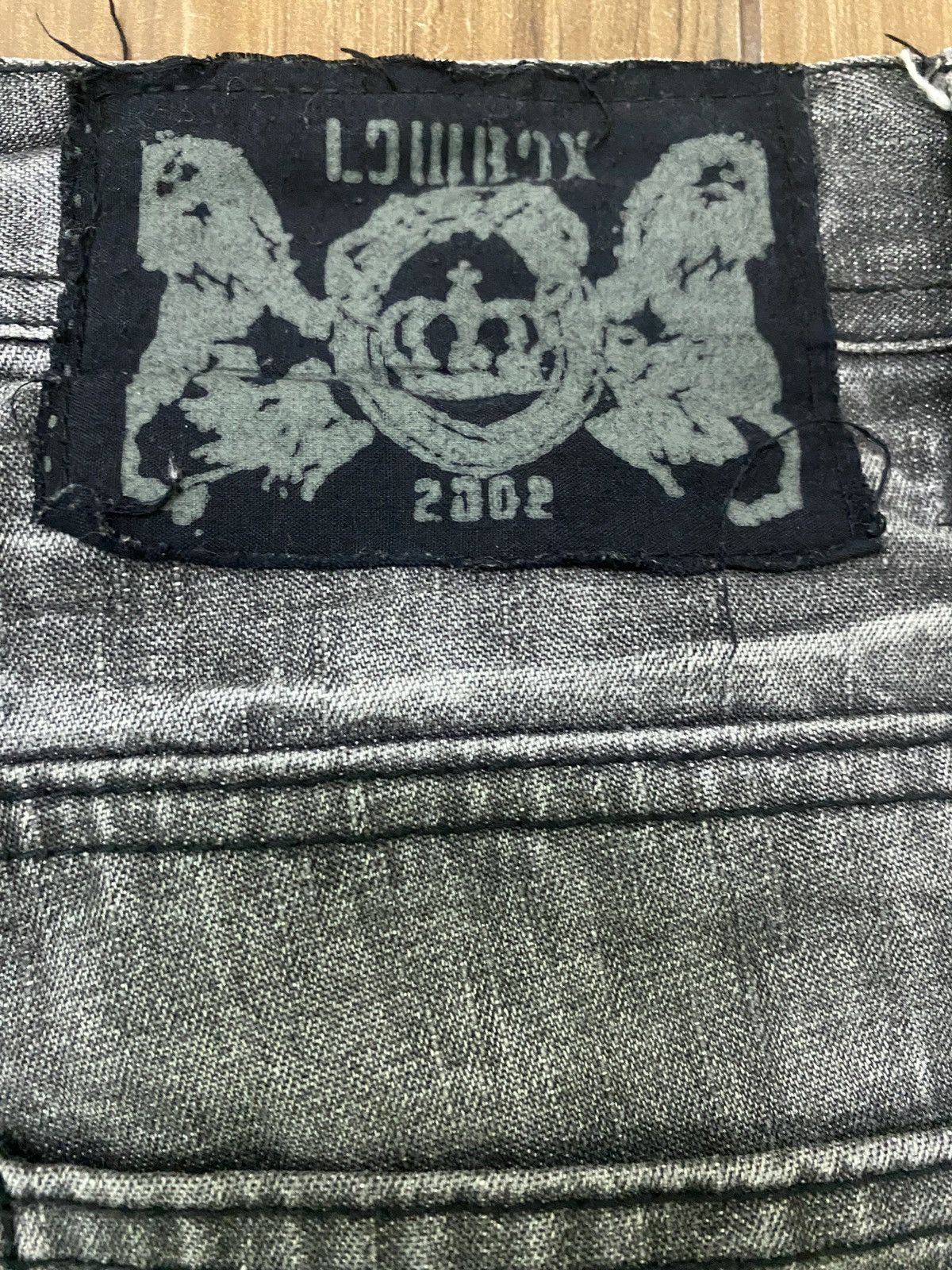 Designer × Japanese Brand × Vintage VINTAGE LOWBOX PREMIUM DISTRESSED GLITTER SPLASHED FLARED Size US 32 / EU 48 - 13 Thumbnail