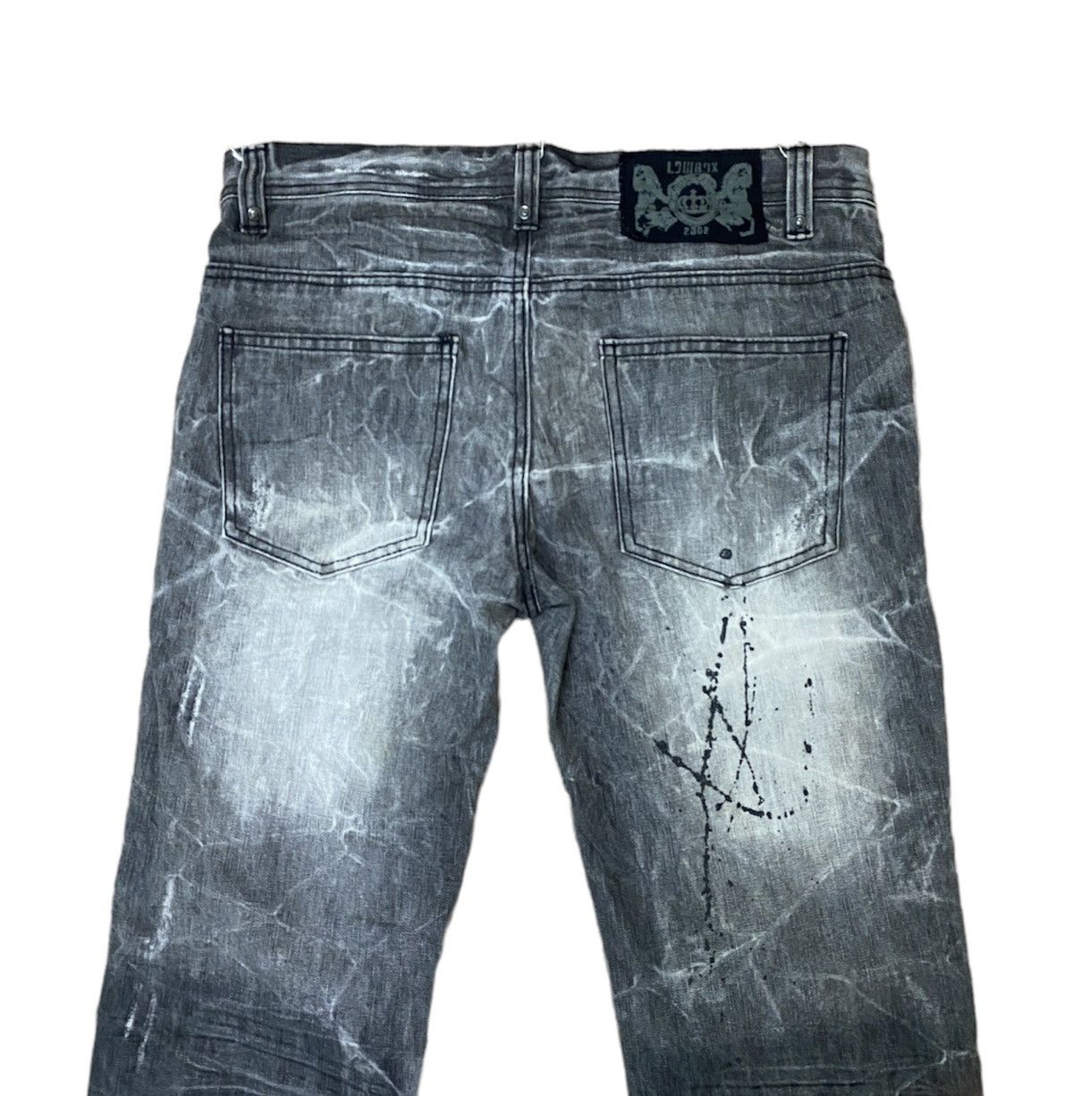 Designer × Japanese Brand × Vintage VINTAGE LOWBOX PREMIUM DISTRESSED GLITTER SPLASHED FLARED Size US 32 / EU 48 - 9 Thumbnail
