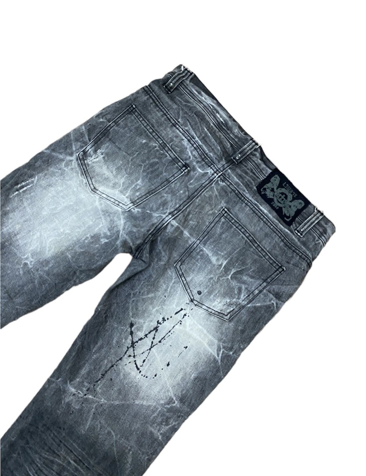 Designer × Japanese Brand × Vintage VINTAGE LOWBOX PREMIUM DISTRESSED GLITTER SPLASHED FLARED Size US 32 / EU 48 - 11 Thumbnail