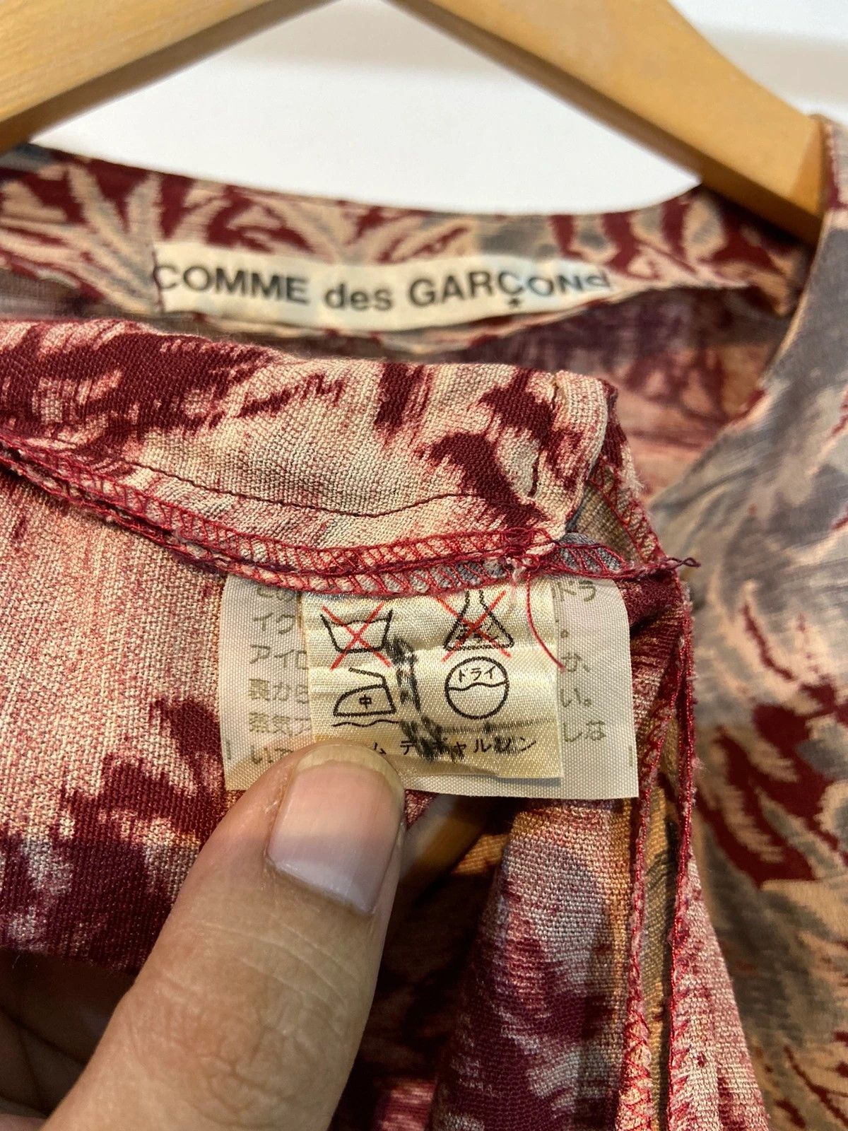 Comme des Garcons Vintage Comme des Garcons 80s dress shirt Size M / US 6-8 / IT 42-44 - 7 Thumbnail