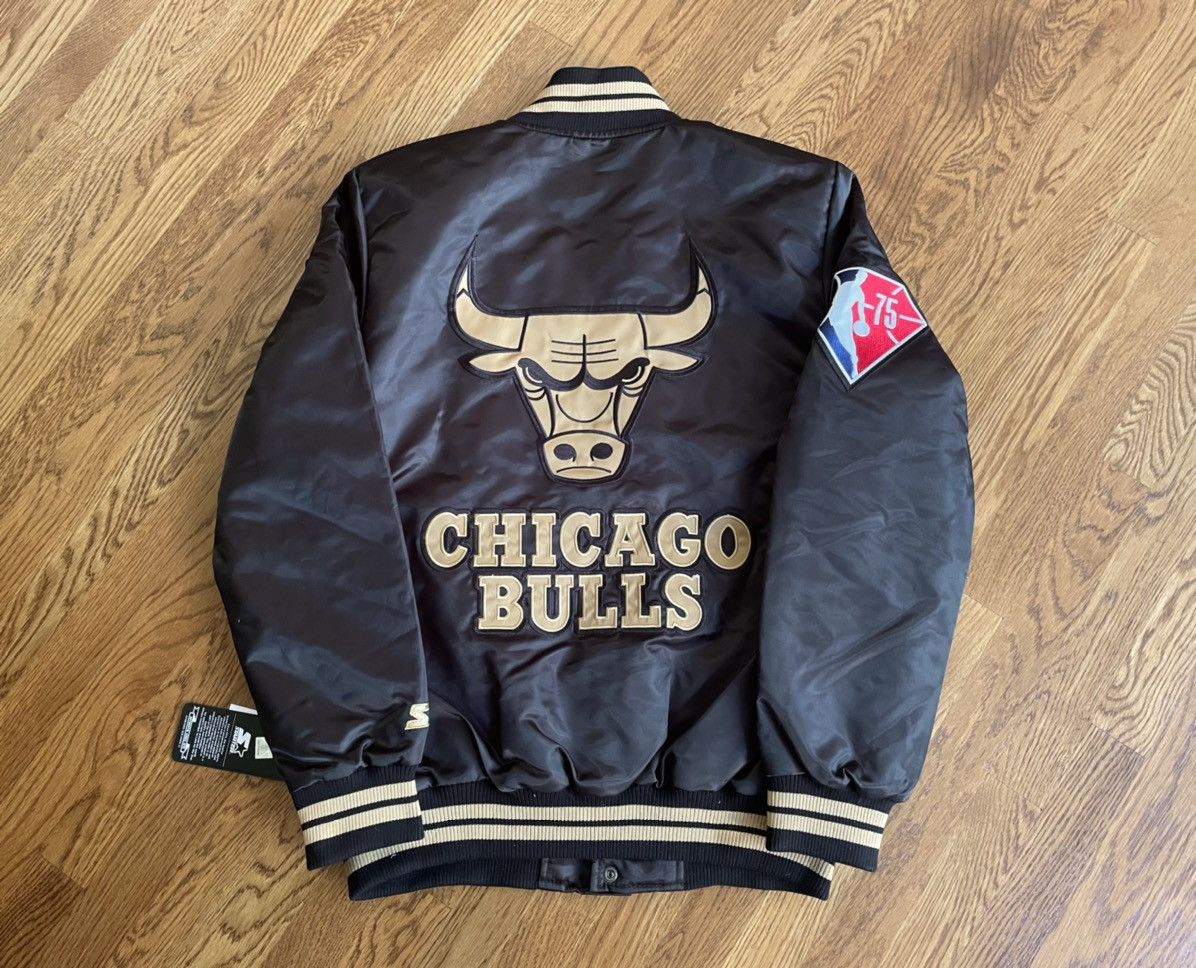 NBA × Starter Medium NBA Black Label Starter Jacket Rakuten Chicago Bulls Size US M / EU 48-50 / 2 - 2 Thumbnail