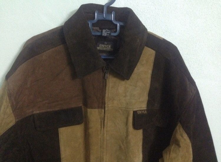 Enyce LAST DROP!! Enyce patchwork suede leather jacket - gh2719 Size US L / EU 52-54 / 3 - 3 Thumbnail
