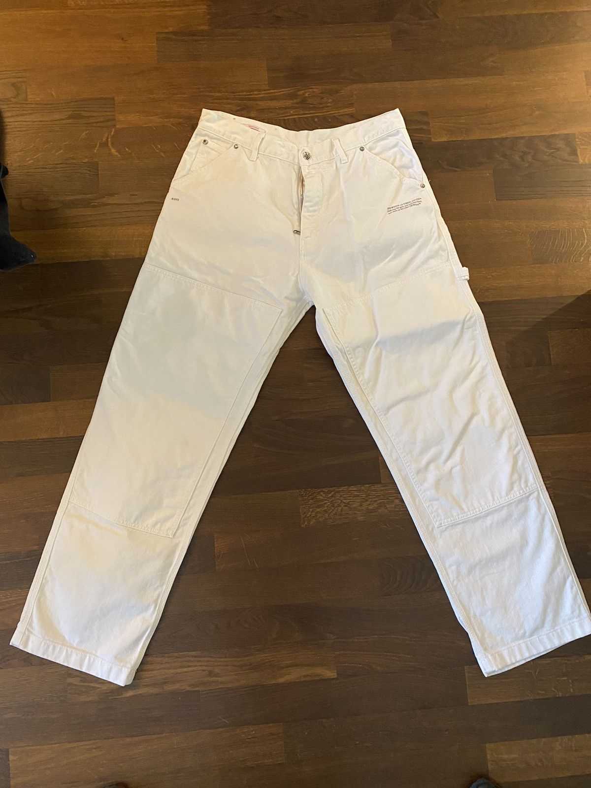 Off-White Off-White Carpenter Denim Pants Size US 34 / EU 50 - 1 Thumbnail