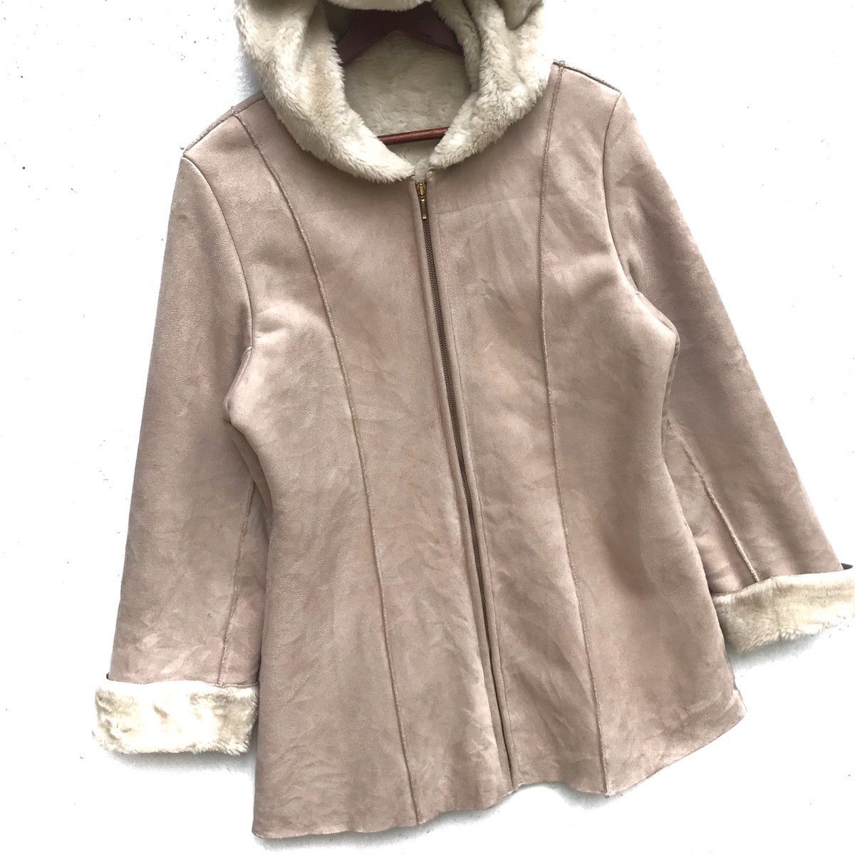 Other Vintage Leather Hoodie Long Coat Size US M / EU 48-50 / 2 - 2 Thumbnail