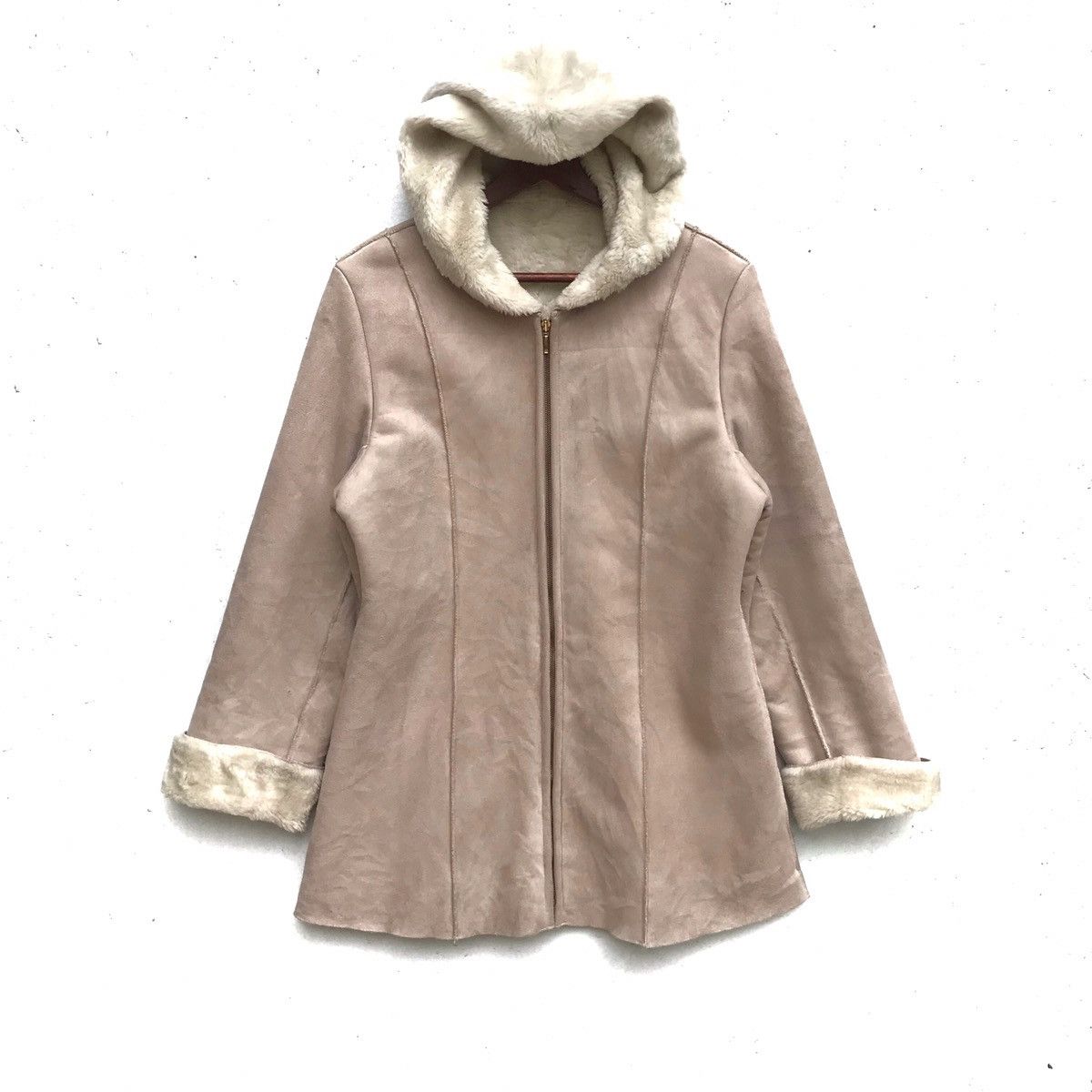 Other Vintage Leather Hoodie Long Coat Size US M / EU 48-50 / 2 - 1 Thumbnail