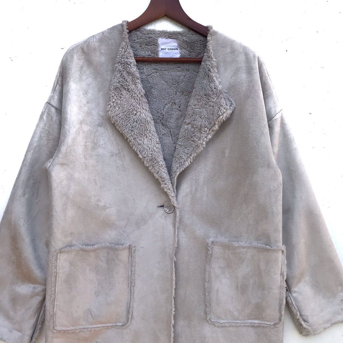 Vintage Vintage Ray Cassin Wool Leather Jacket Size US M / EU 48-50 / 2 - 4 Thumbnail