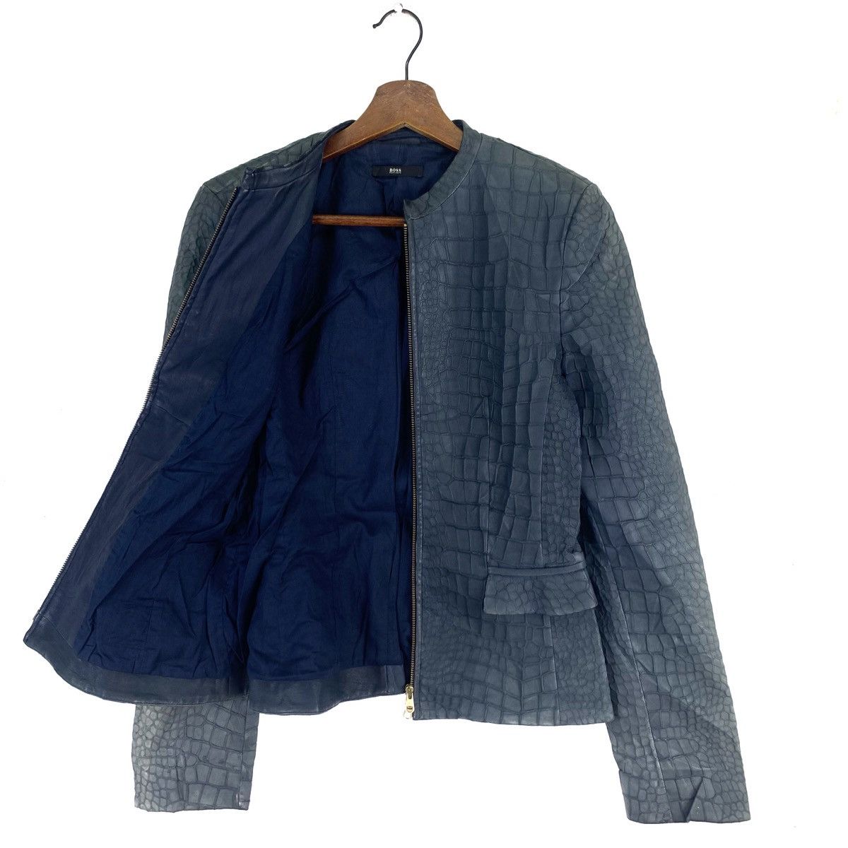 Hugo Vintage Hugo Boss Crocodile Design Polyester Jacket Size US S / EU 44-46 / 1 - 4 Thumbnail