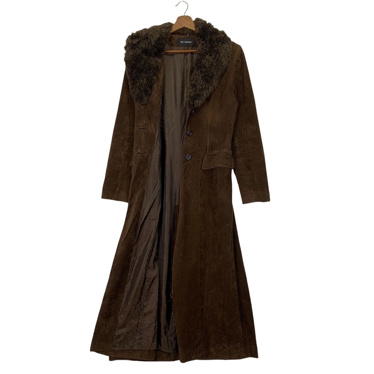 Japanese Brand Pas Dansant Luxury Leather Long Coat Size US M / EU 48-50 / 2 - 5 Thumbnail