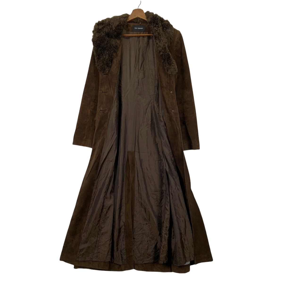 Japanese Brand Pas Dansant Luxury Leather Long Coat Size US M / EU 48-50 / 2 - 6 Thumbnail
