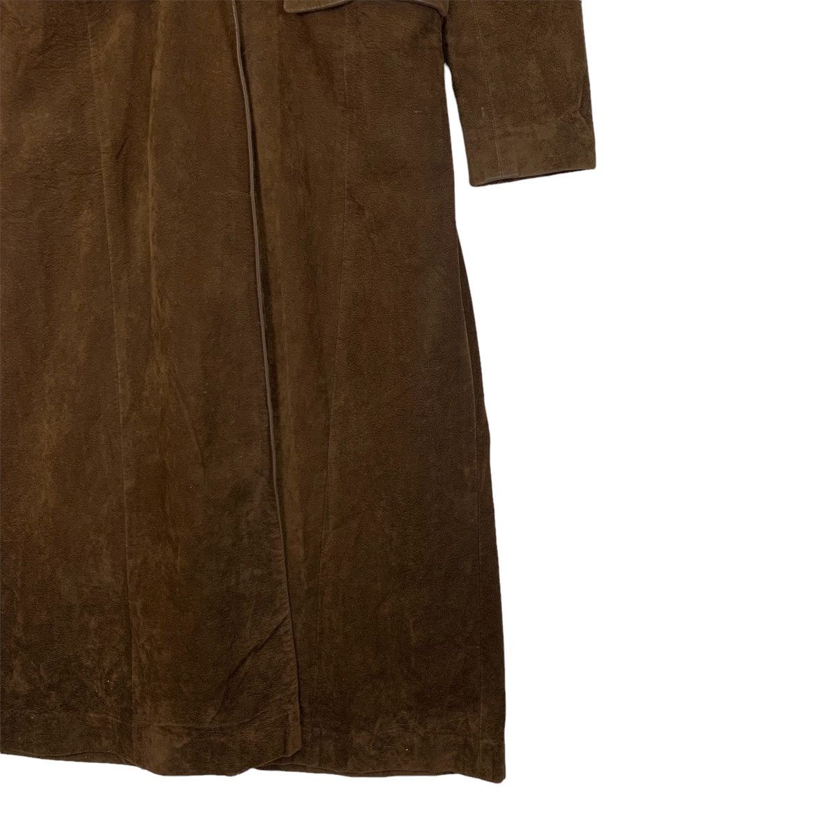 Japanese Brand Pas Dansant Luxury Leather Long Coat Size US M / EU 48-50 / 2 - 4 Thumbnail